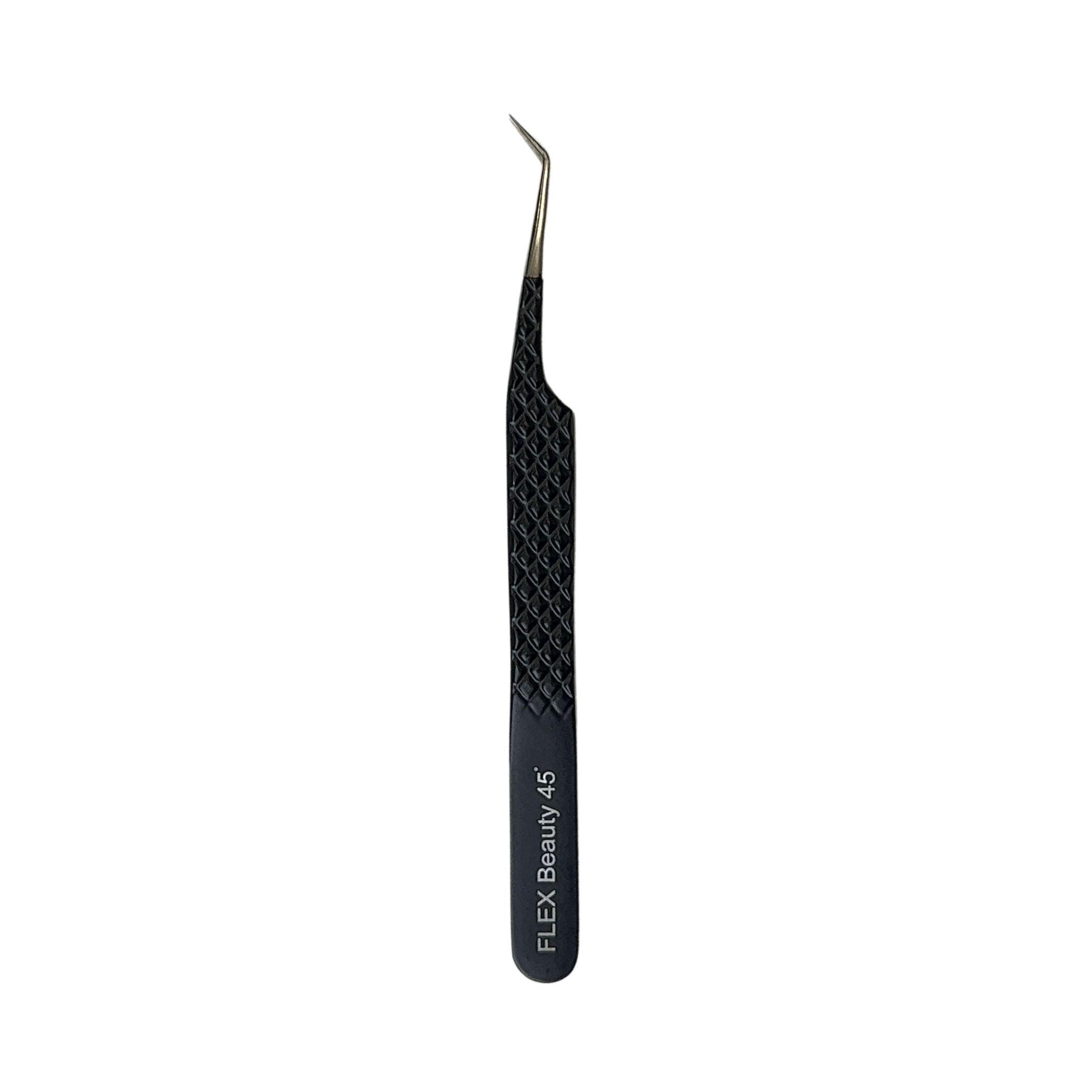 FLEX Beauty 45 Degree Angle Tweezers - The Beauty House Shop