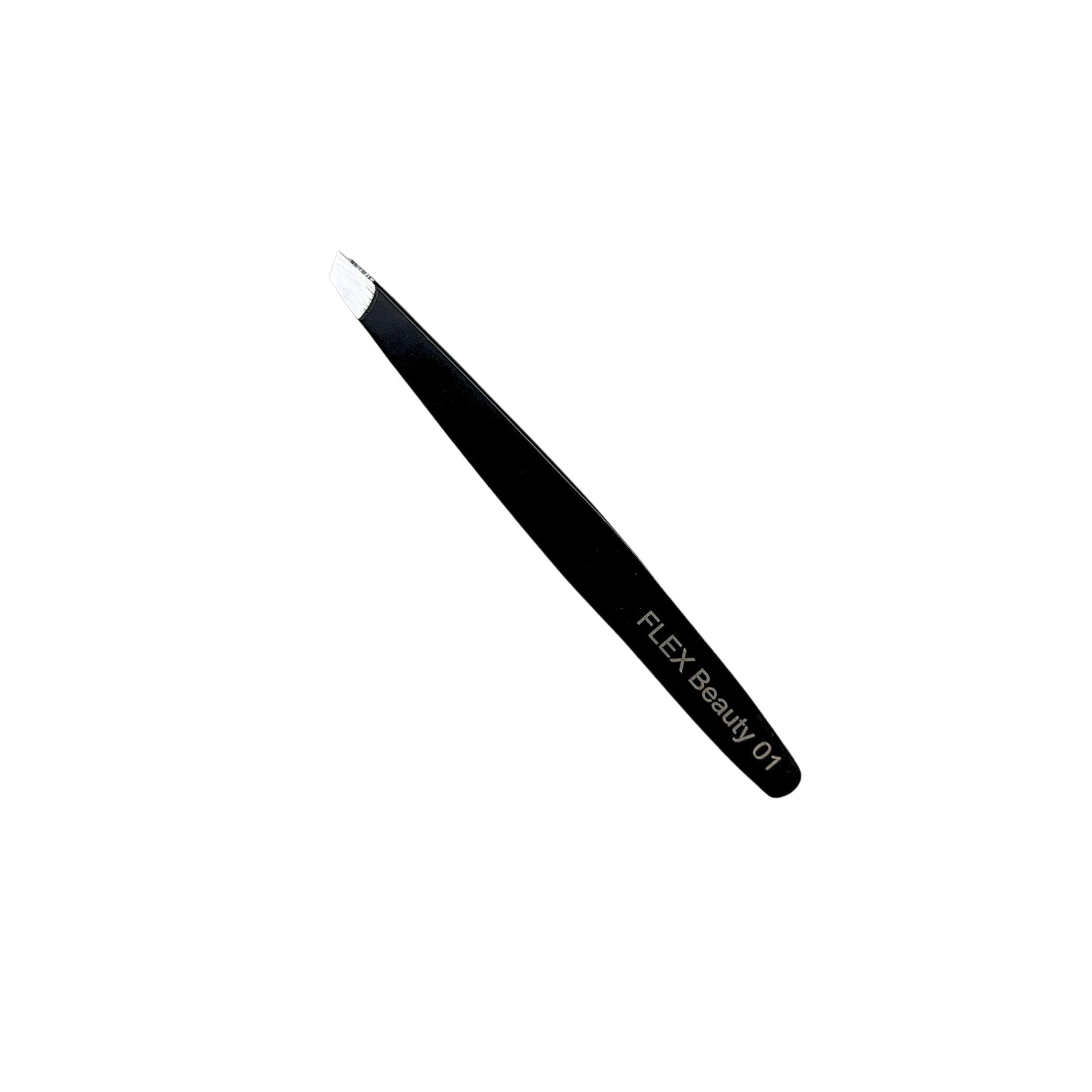 FLEX Beauty Eyebrow Tweezers - 01 Slanted - The Beauty House Shop