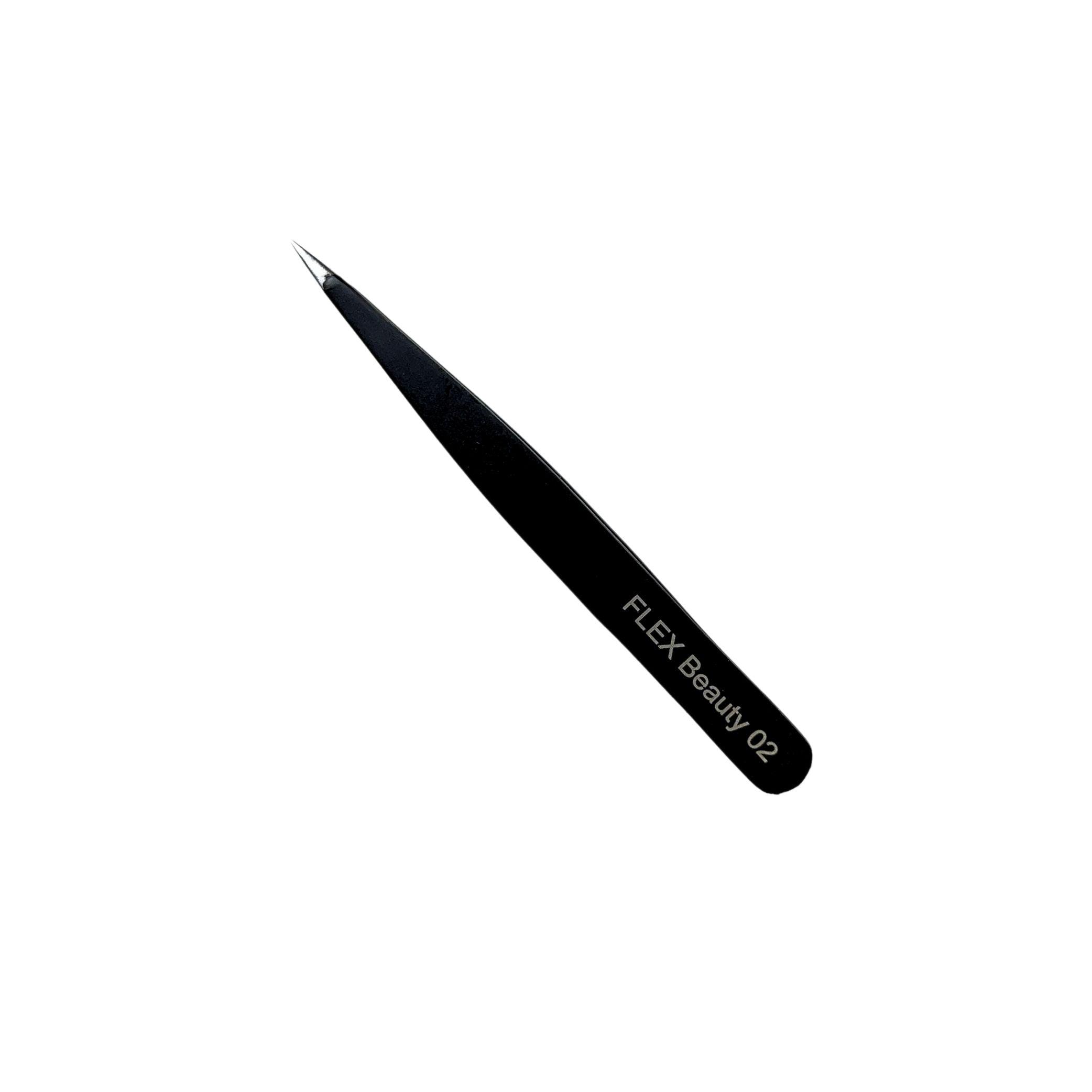 FLEX Beauty Eyebrow Tweezers - 02 Sharp - The Beauty House Shop