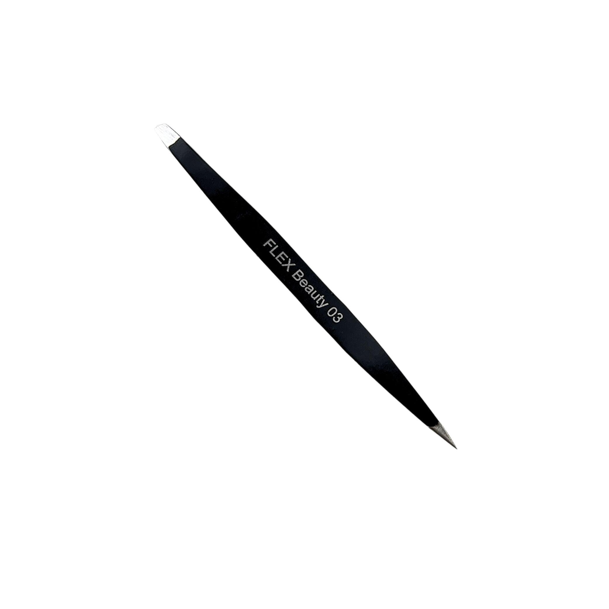 FLEX Beauty Eyebrow Tweezers - 03 Double - The Beauty House Shop