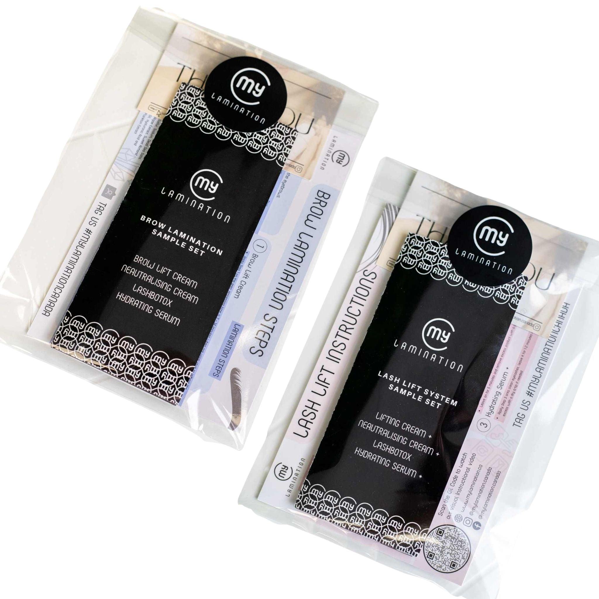 My Lamination Brow and Lash Sample