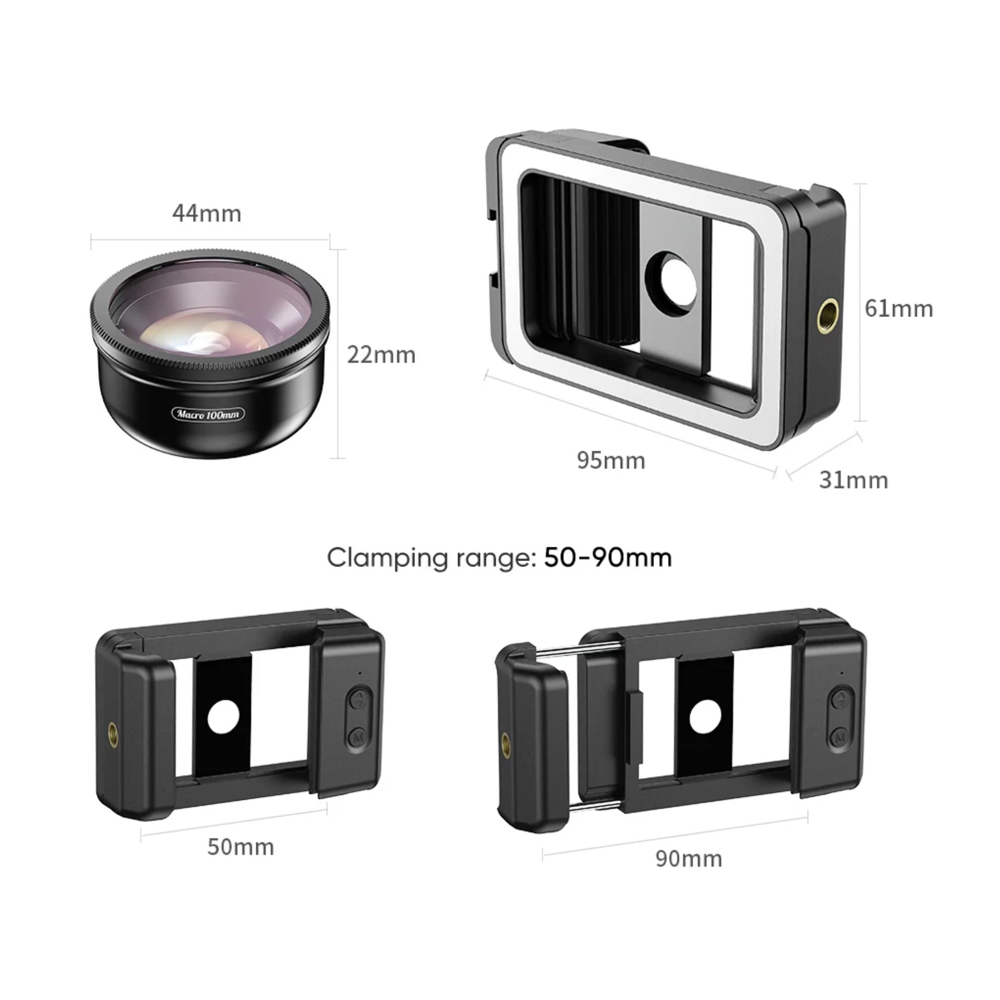 Apexel HD 15x Macro LED Light Set