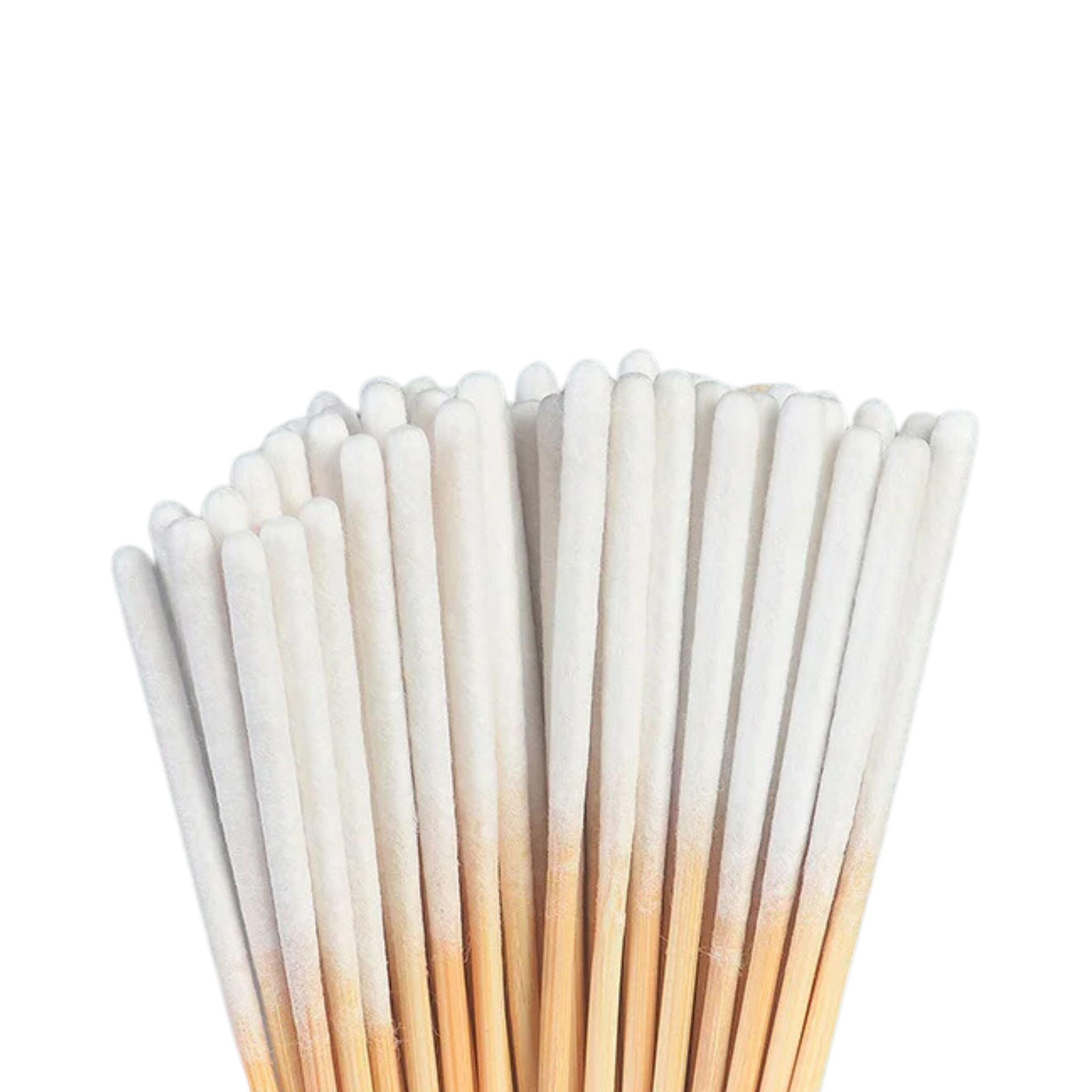 FLEX Beauty Wooden Long Cotton Applicators - 60pc - The Beauty House Shop