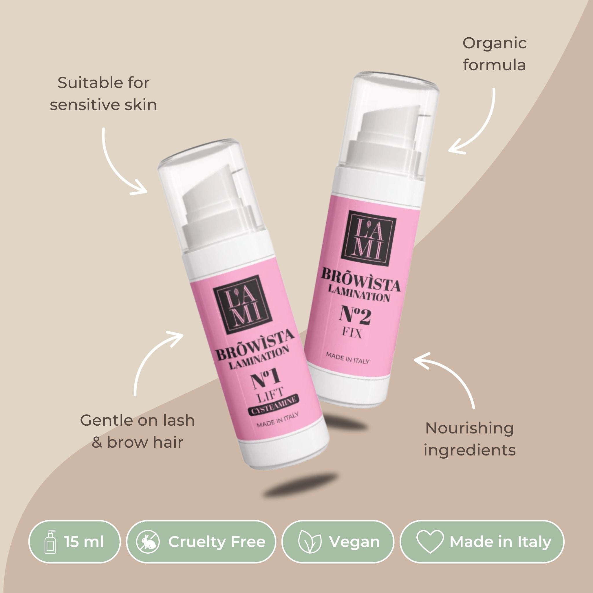 Lami Lashes & Brows Browista Lamination System - Bottle