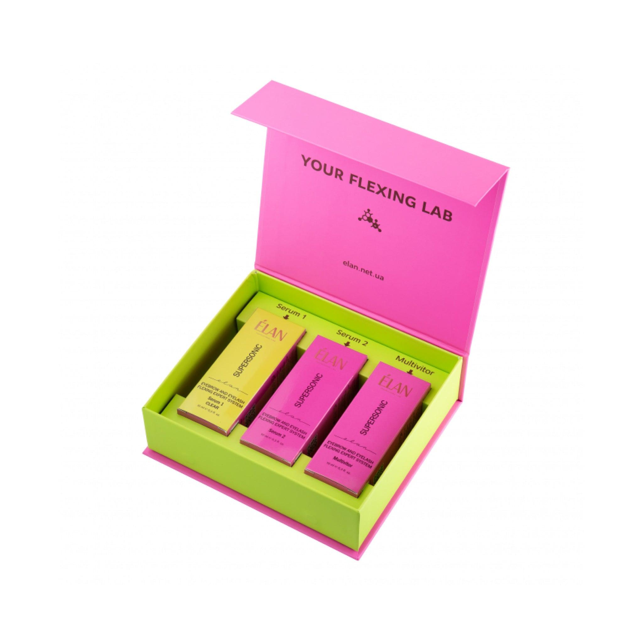 ELAN SUPERSONIC Eyebrow & Eyelash Flexing System - KIT
