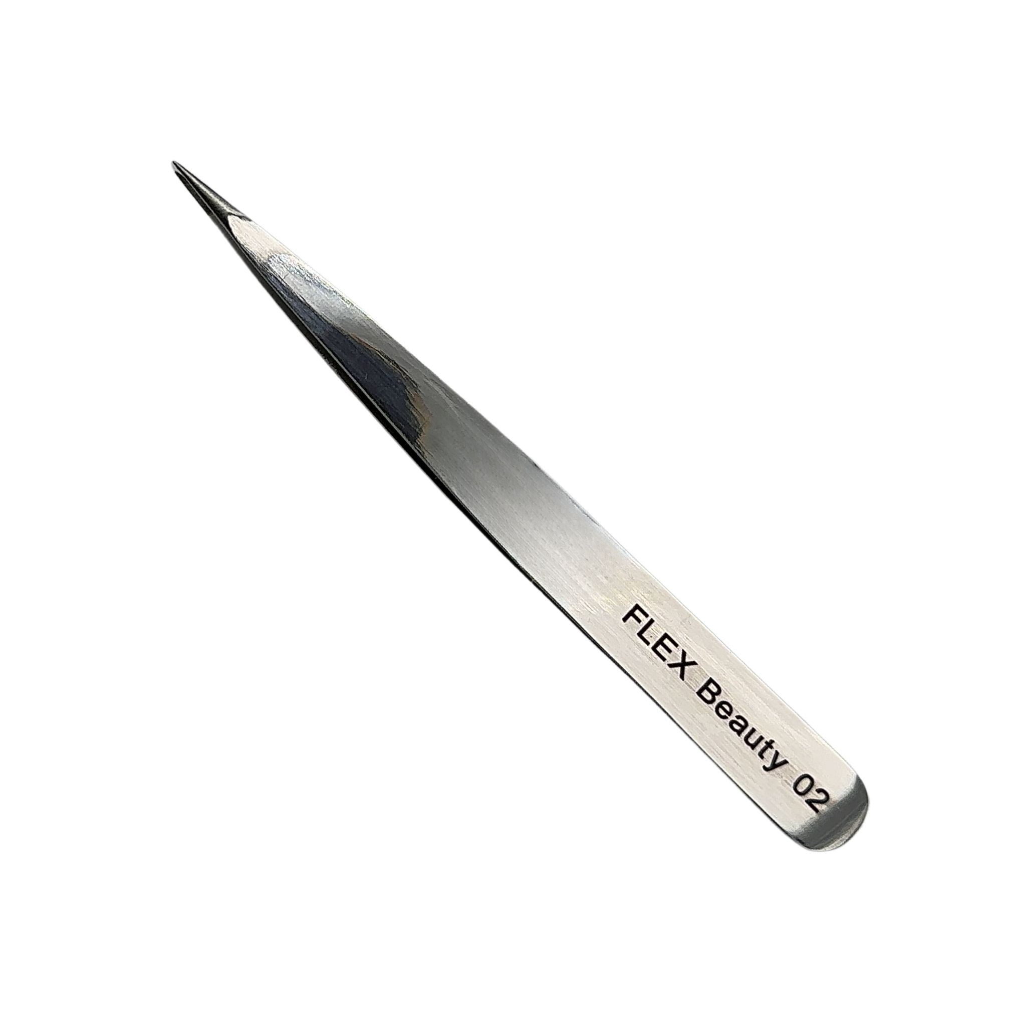 FLEX Beauty Fiber Tip Eyebrow Tweezers 01 & 02 Duo