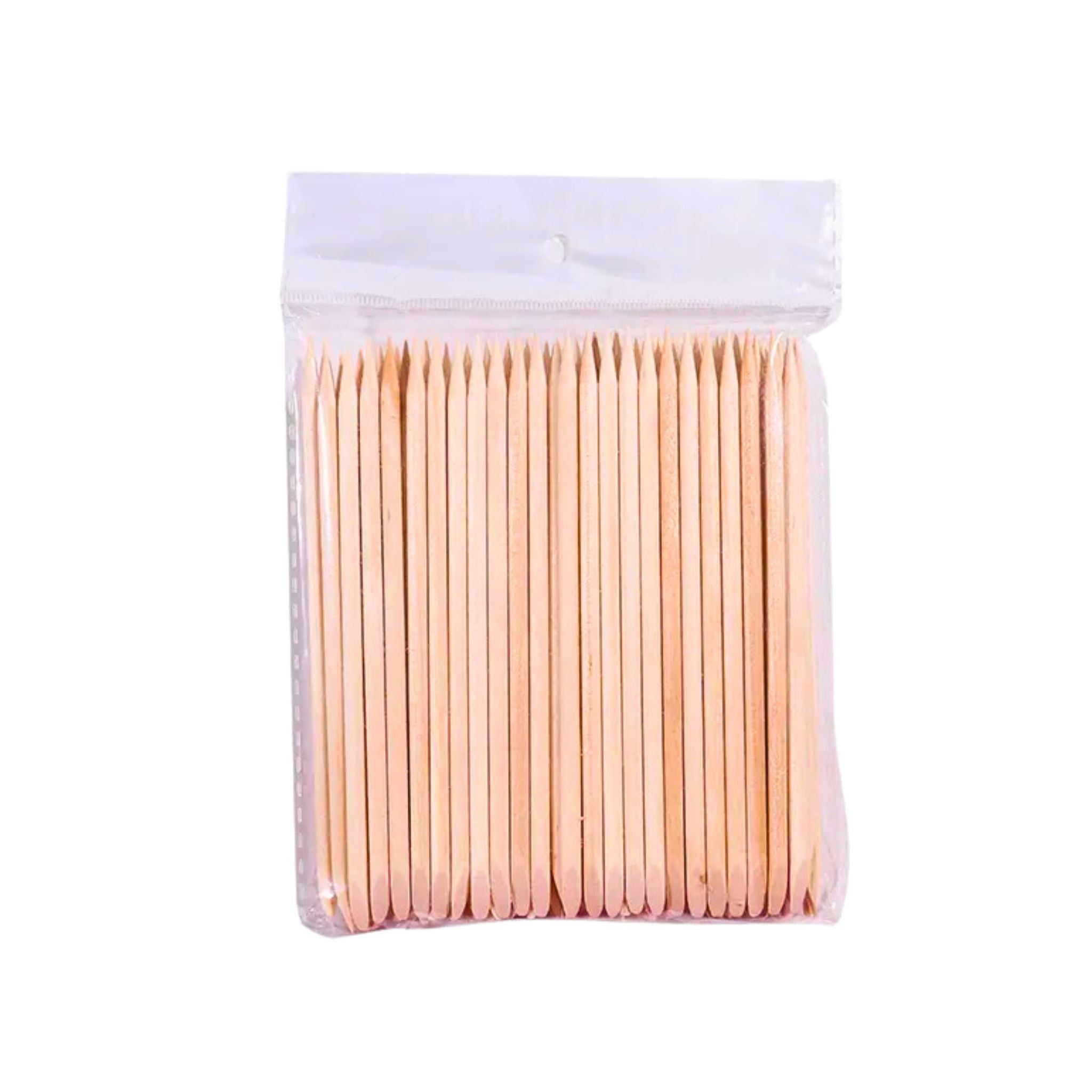 FLEX Beauty Wooden Sharp Waxing Sticks - 100pc