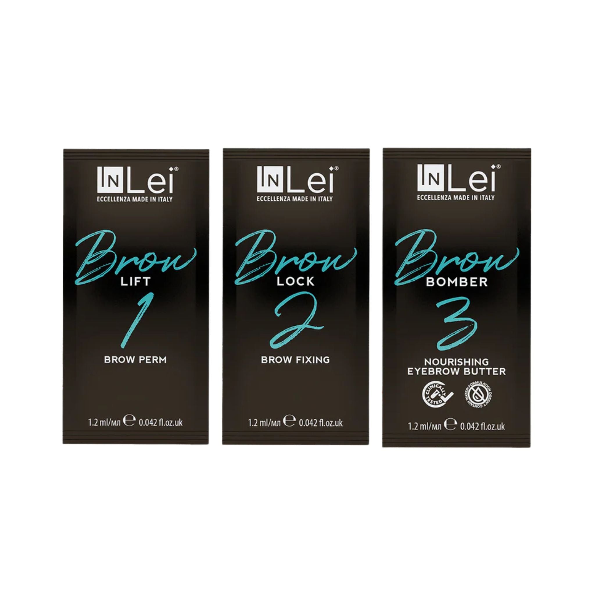 InLei Brow Bomber Lamination Sample