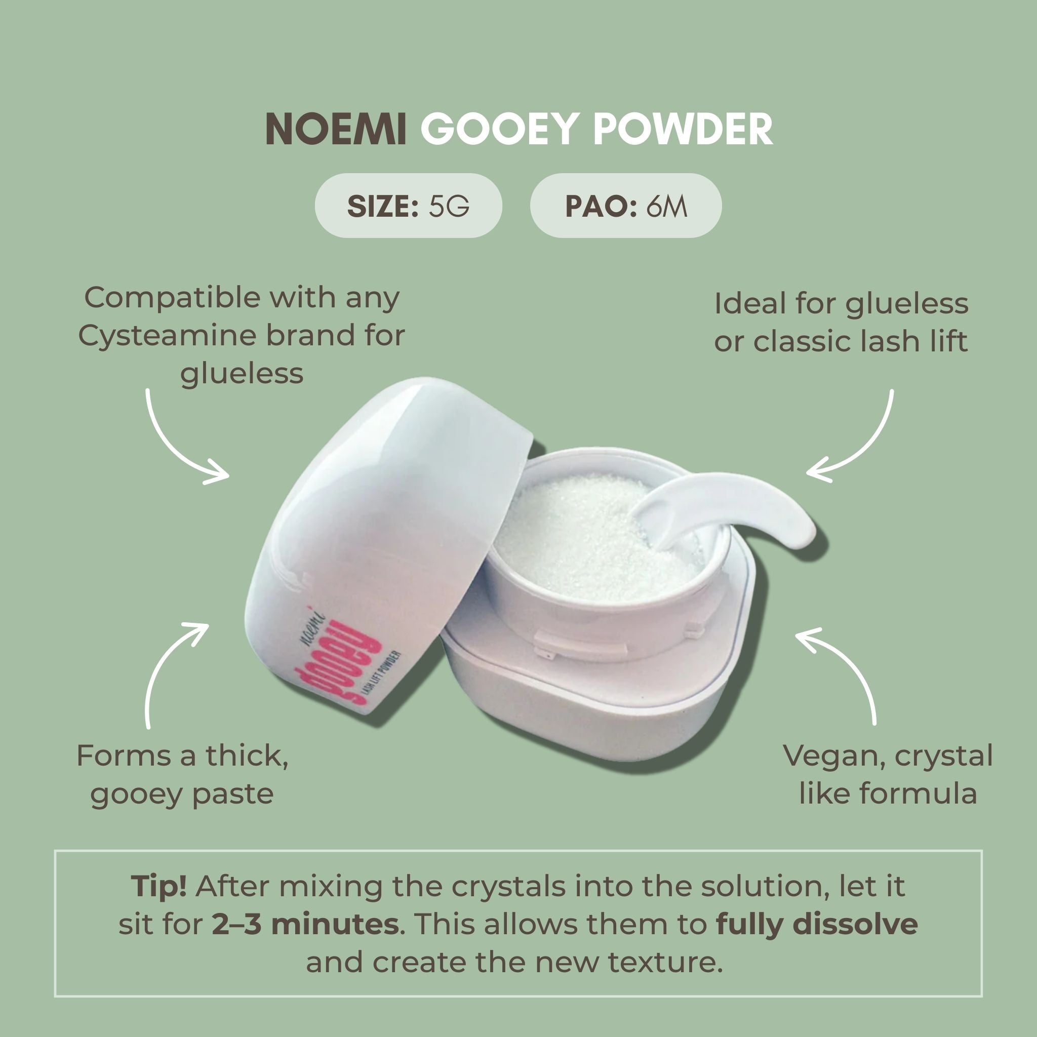 Noemi Gooey Lash Lift Powder