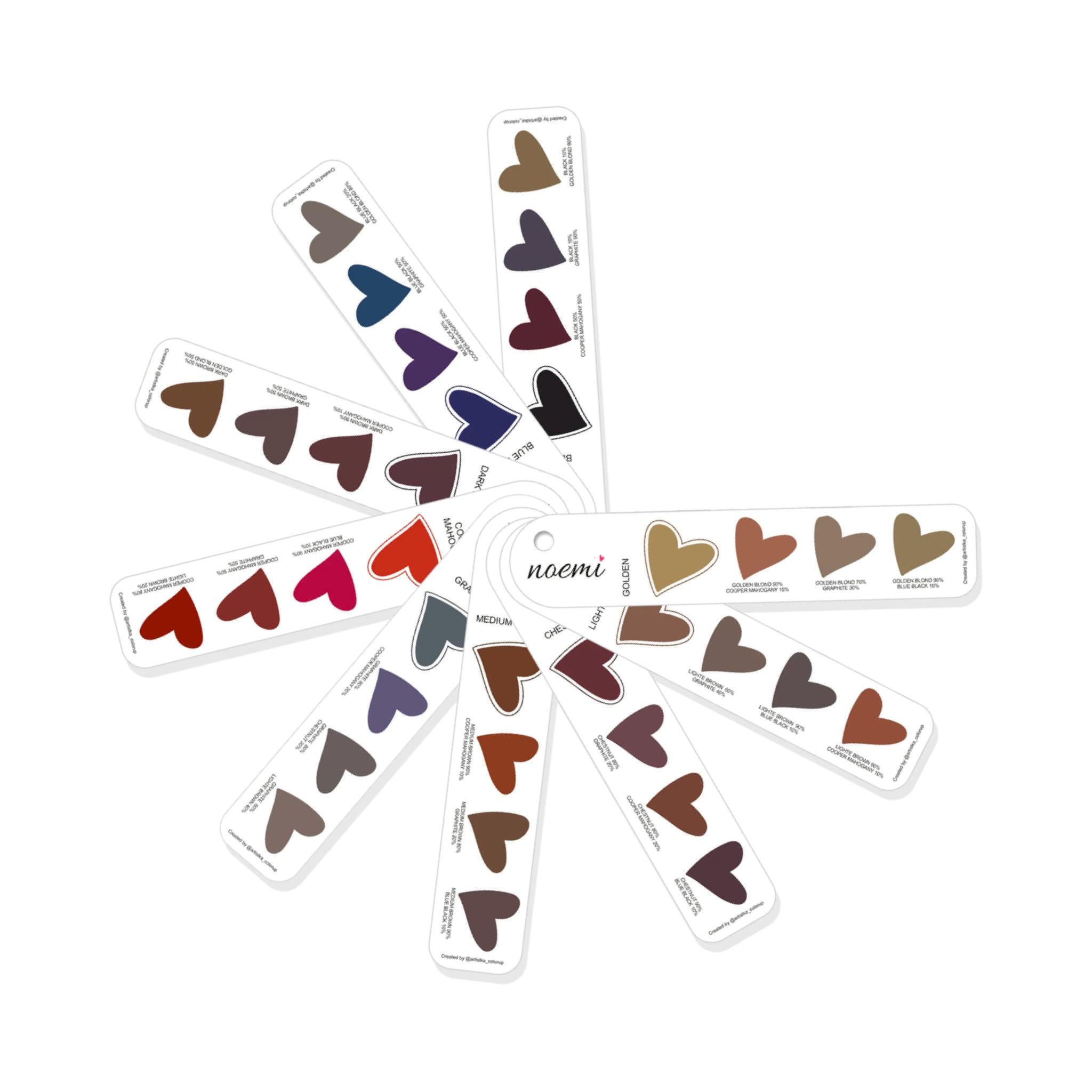 Noemi Dye Filter Swatches - The Beauty House Shop