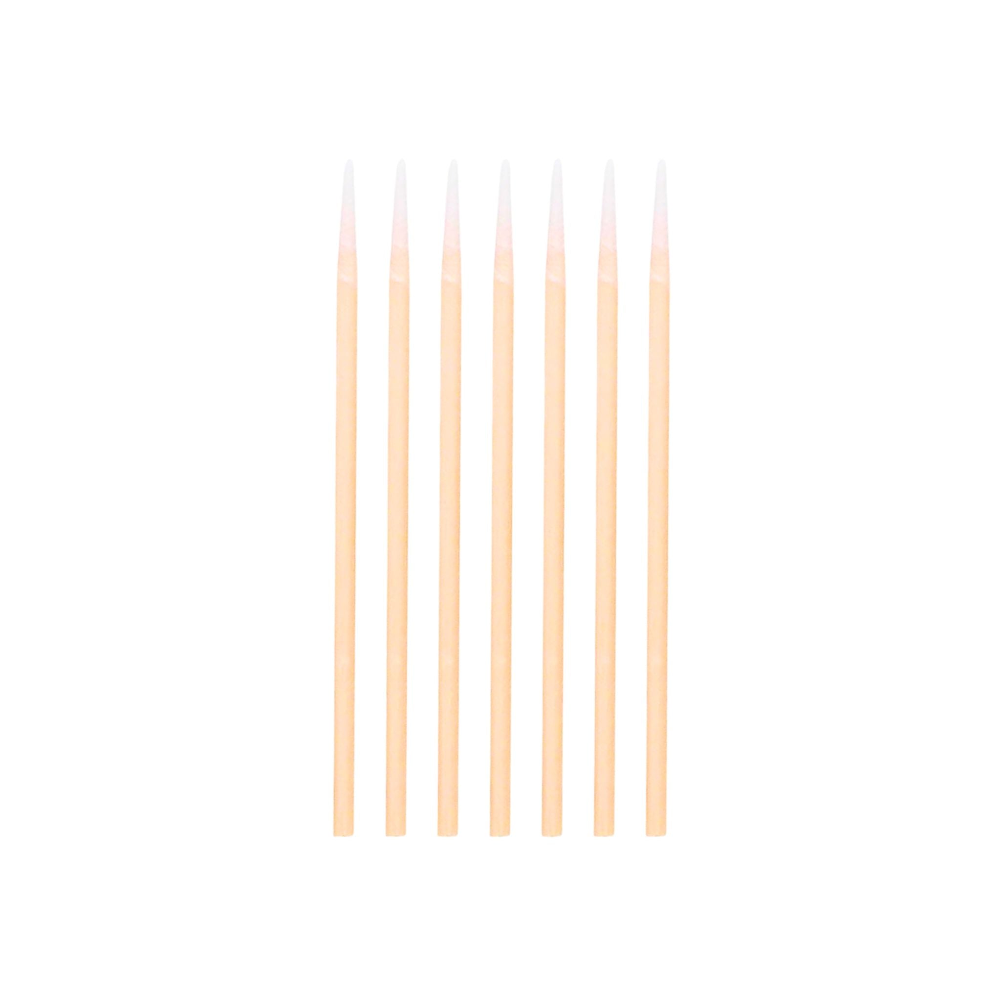 FLEX Beauty Wooden Pointed Cotton Applicators - 100pc