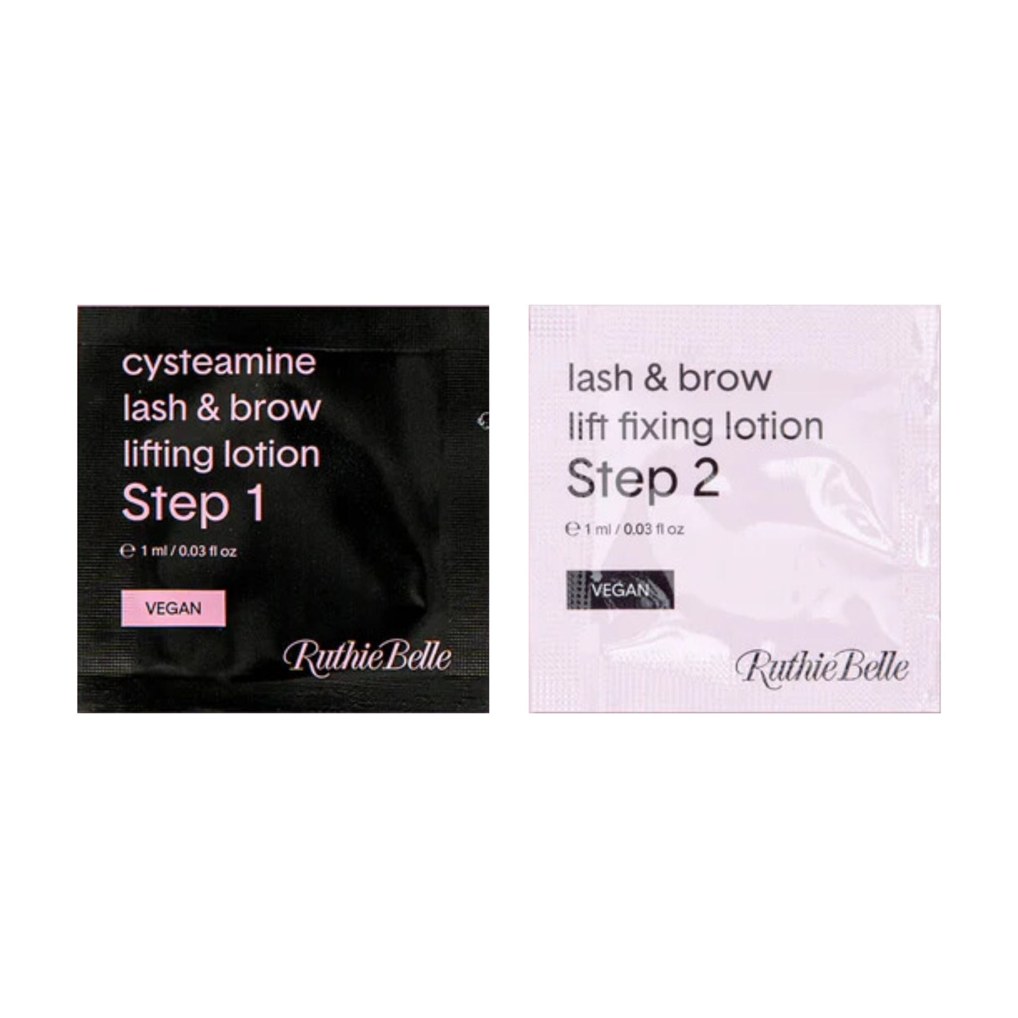 Ruthie Belle Lash and Brow Lift Sample