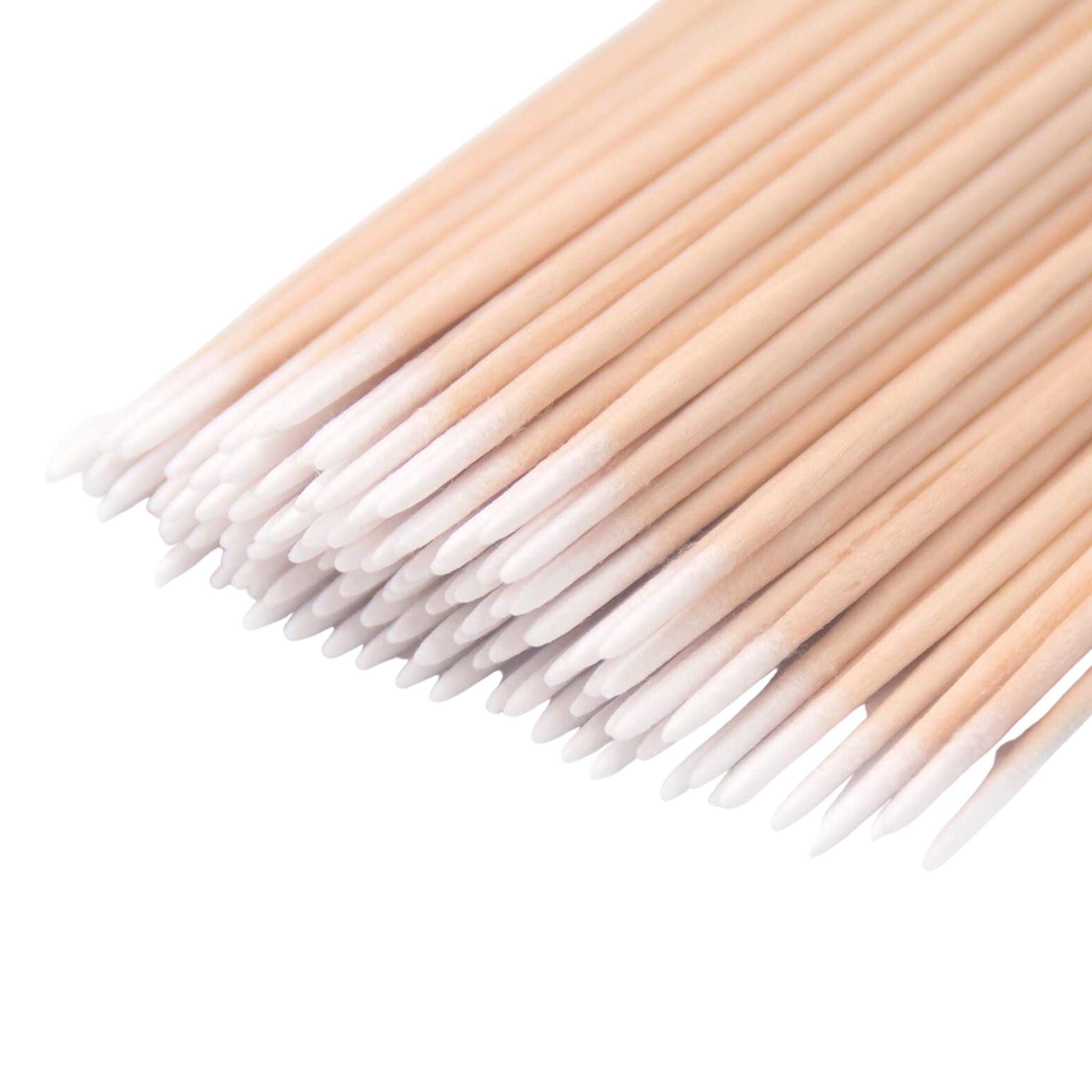 FLEX Beauty Wooden Pointed Cotton Applicators - 100pc - The Beauty House Shop