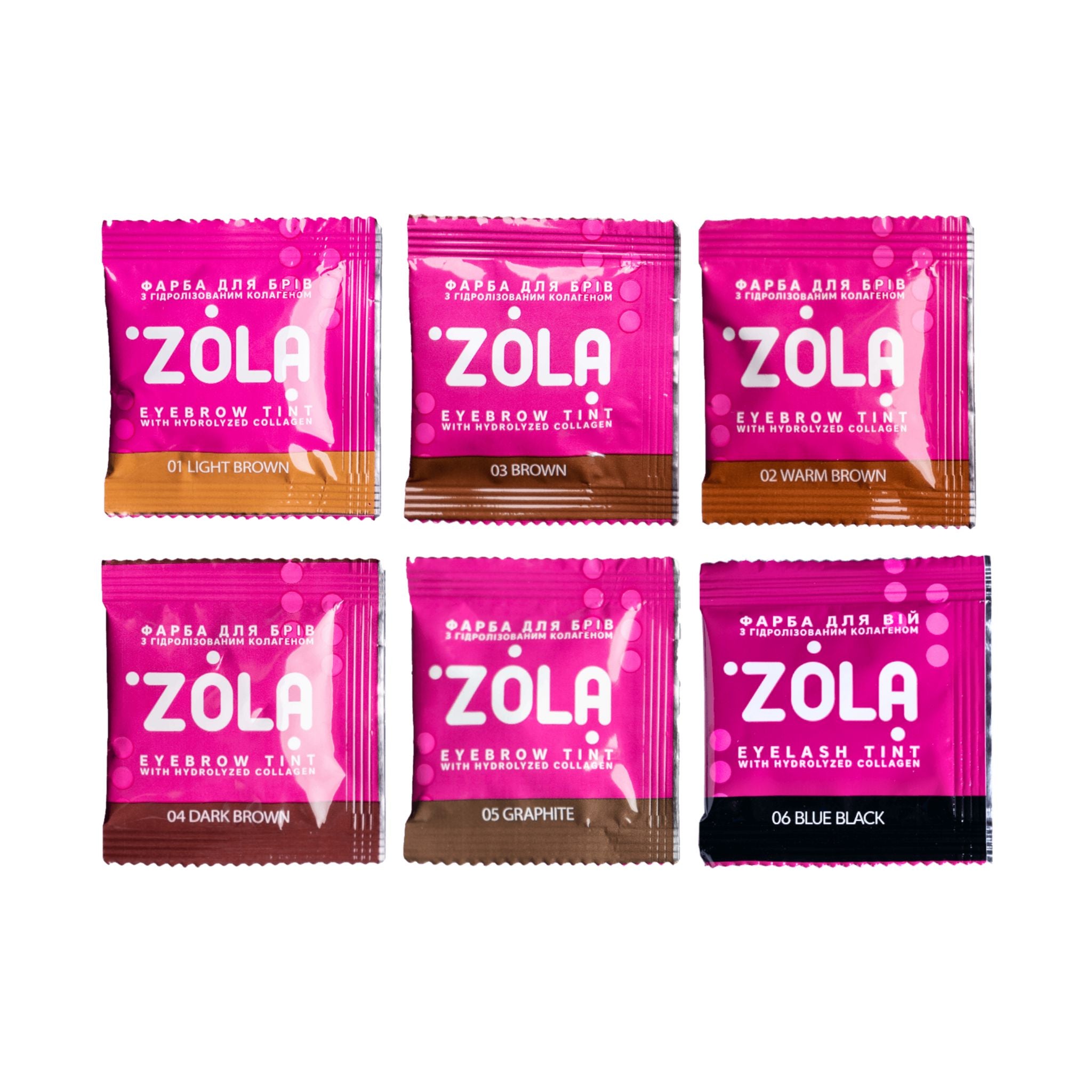 ZOLA Eyebrow Tint - Sachets