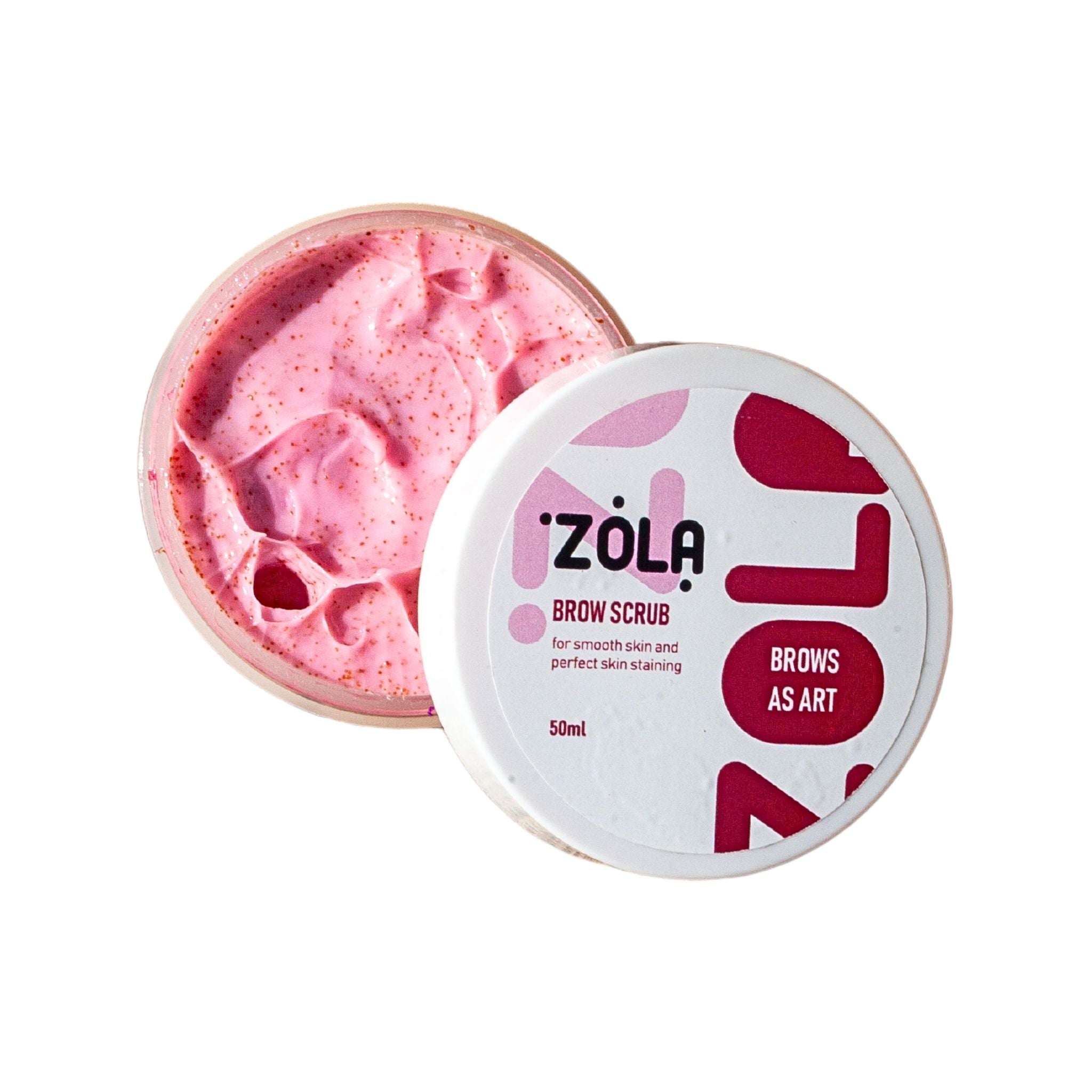ZOLA Eyebrow Scrub Pink