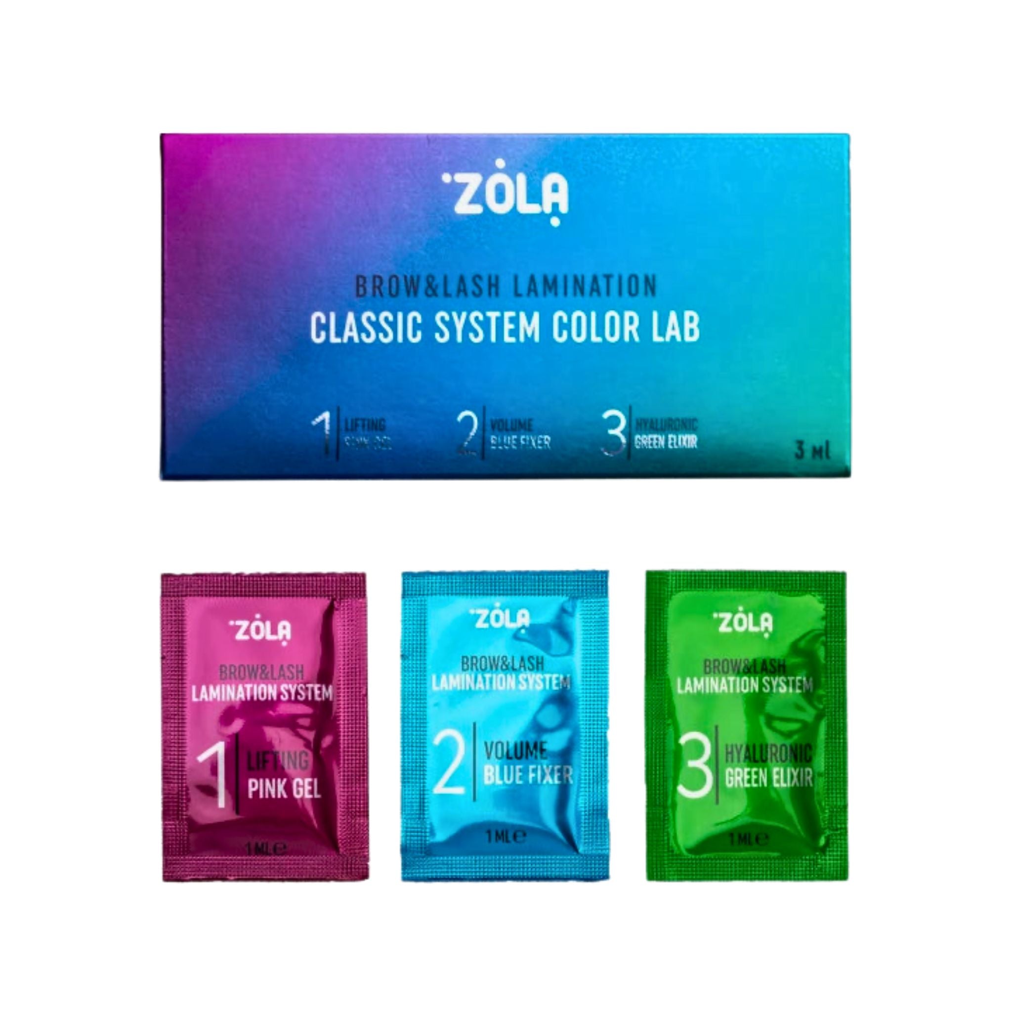 ZOLA Brow & Lash Lamination Colour Lab Sample