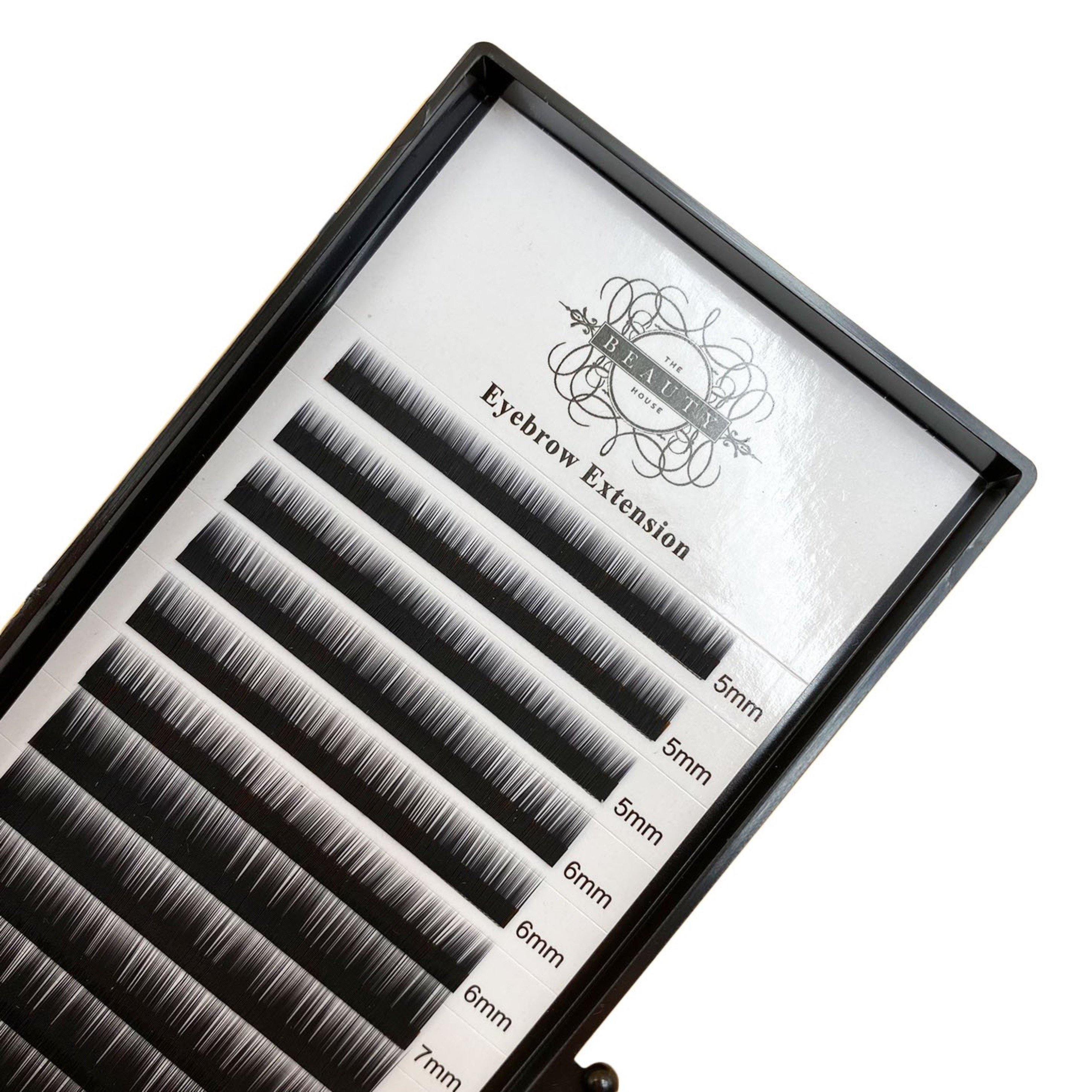 Eyebrow Extensions black brown