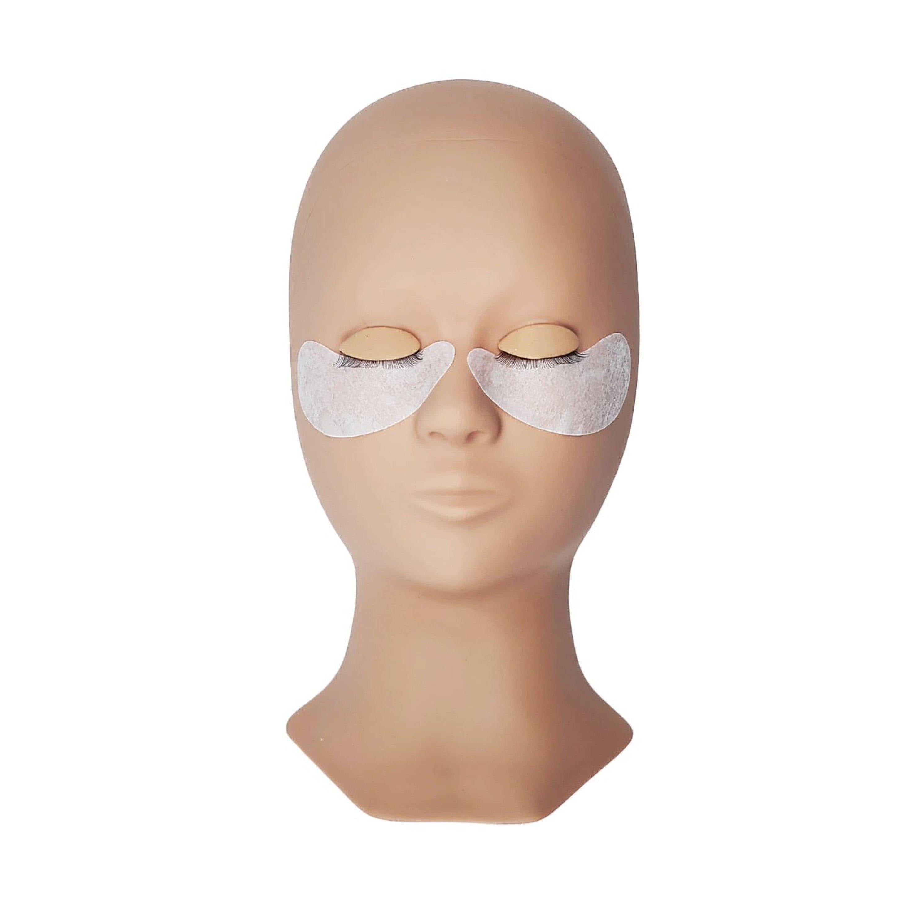 Mannequin head with gel pads