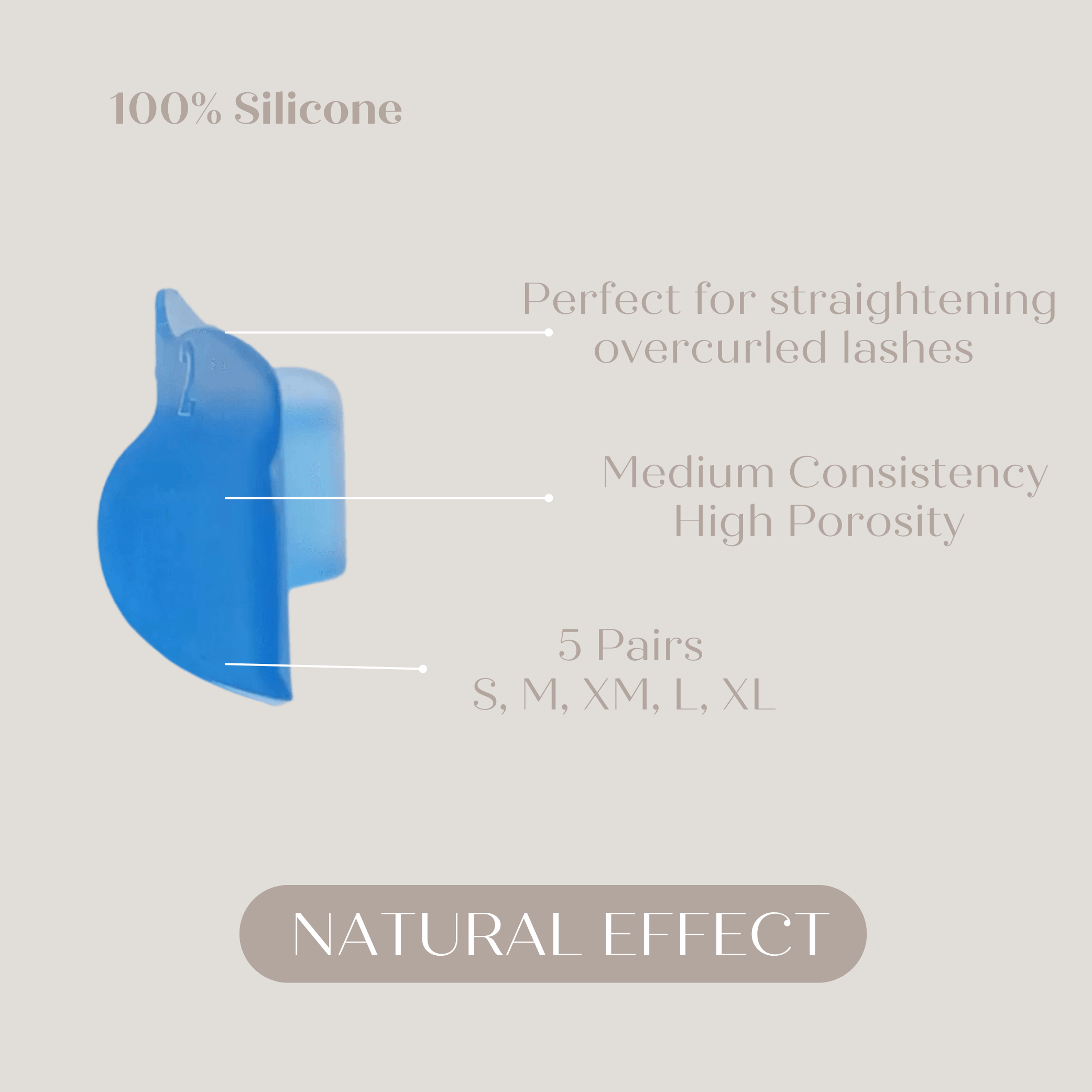 My Lamination Blue Silicone Lash Lift Shields
