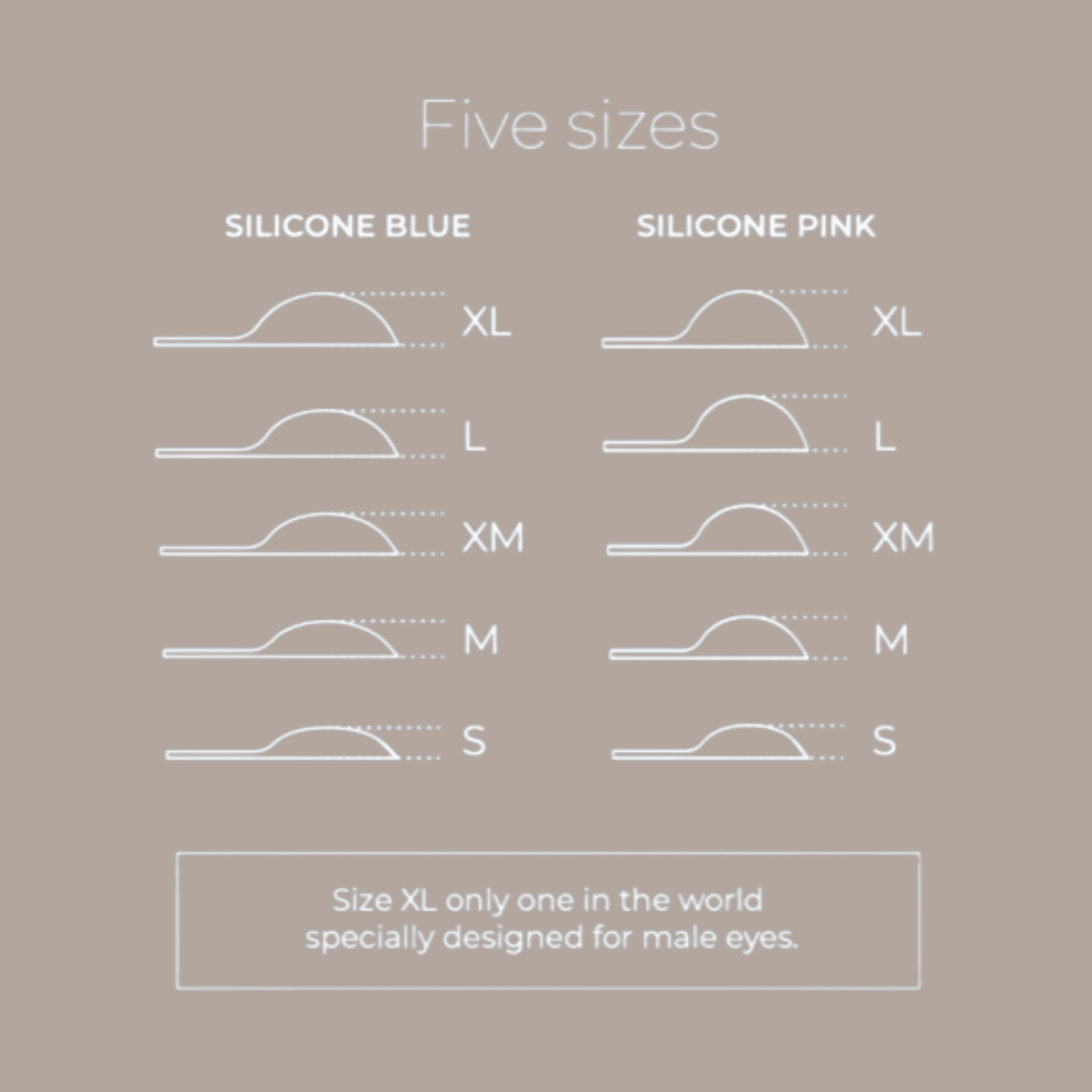 My Lamination Silicone Shields Set Size Guide