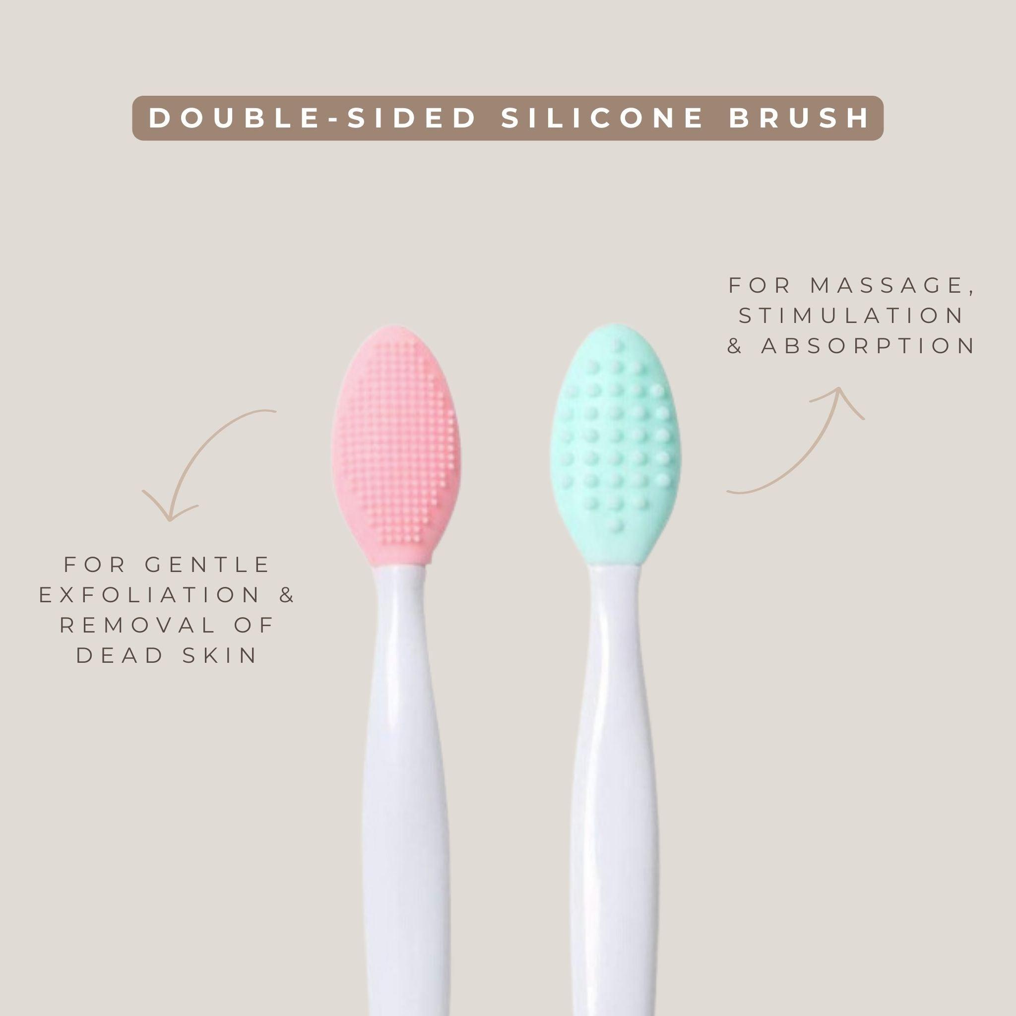 FLEX Beauty Double Sided Silicone Exfoliation Brush - The Beauty House Shop