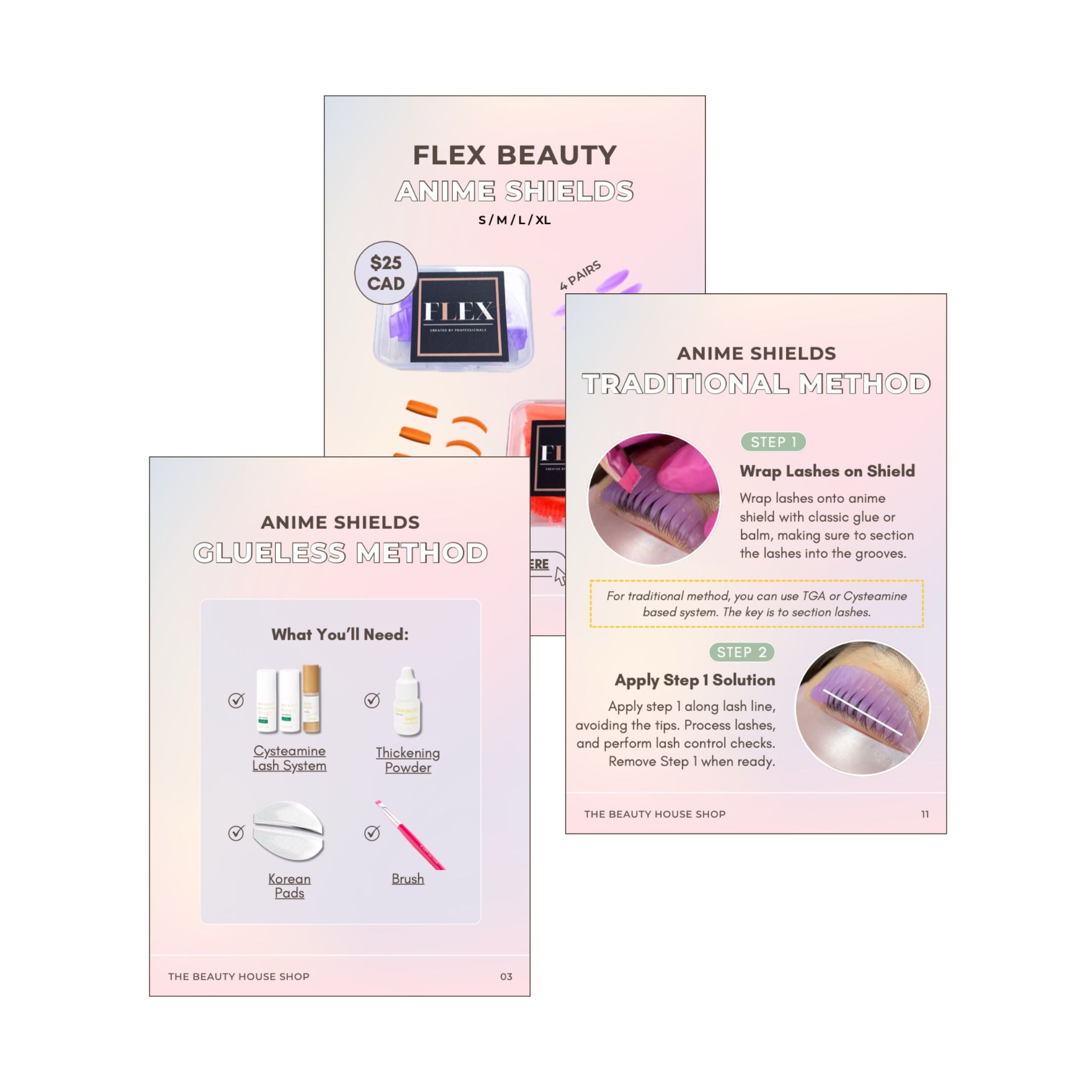Anime Lash Lift Shields E-Guide - FREE