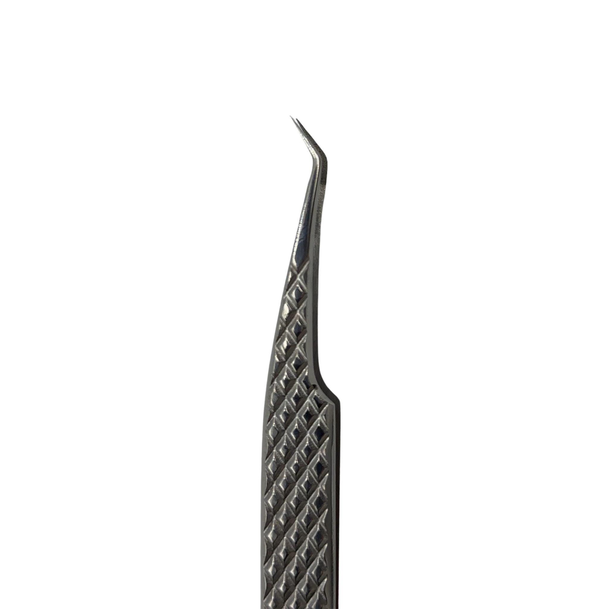 FLEX Beauty Fiber Tip 45 Degree Angle Tweezers - The Beauty House Shop