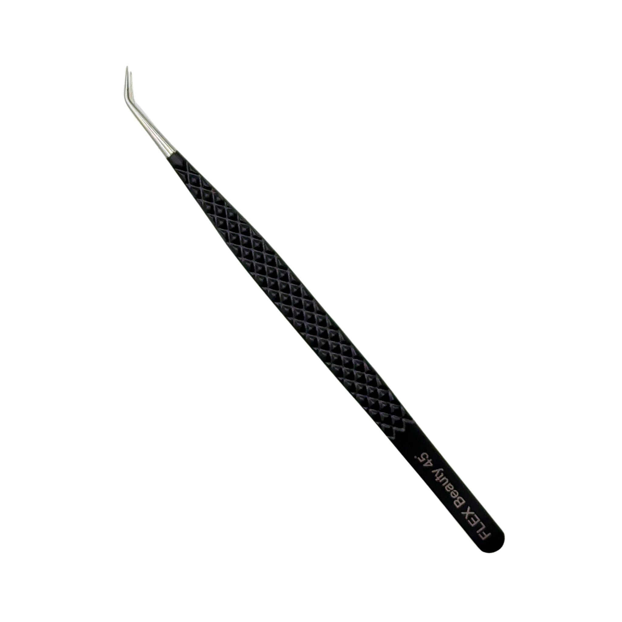 FLEX Beauty 45 Degree Tweezers - Long Handle