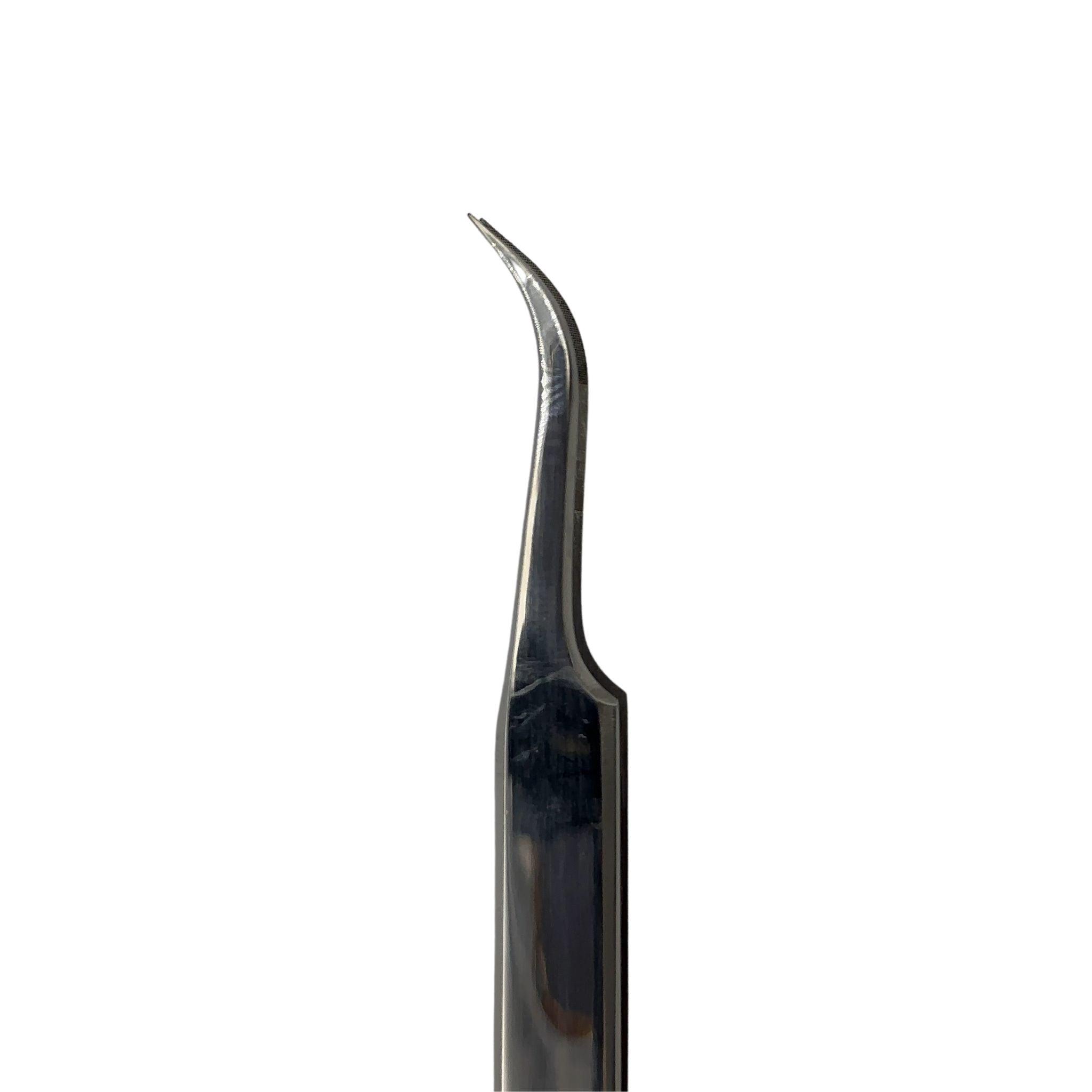 FLEX Beauty Fiber Tip Curved Tweezers - The Beauty House Shop