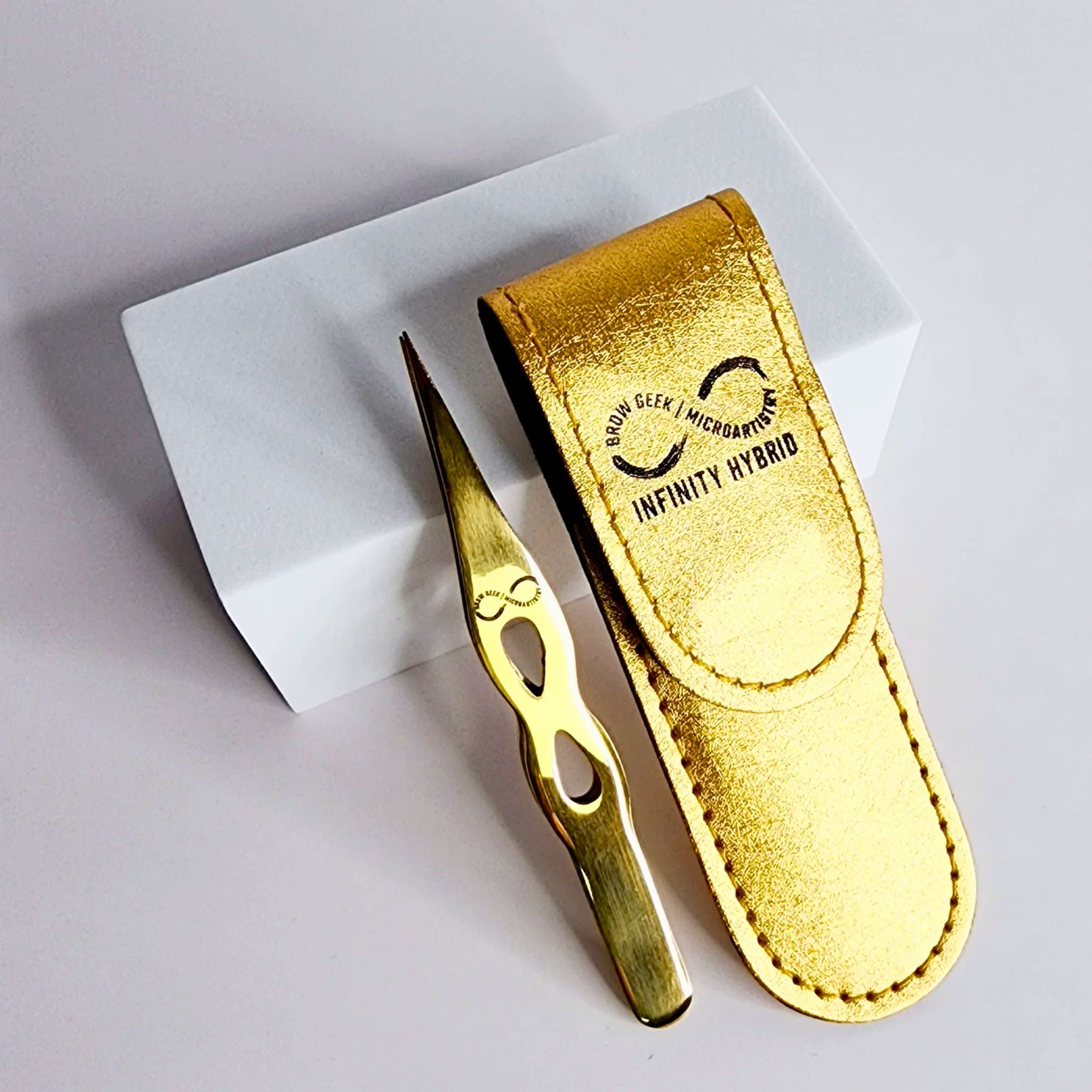 Infinity Hybrid Gold Tweezers