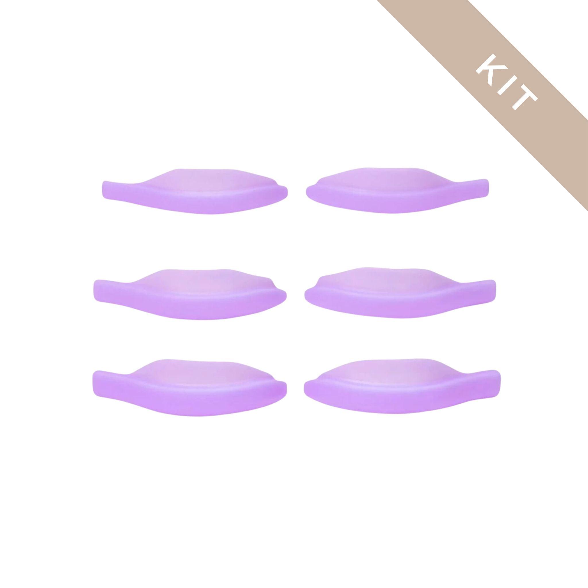 Katya Vinog Lash Lift Shields Purple 3 Pairs (2/2.5/3) Kit