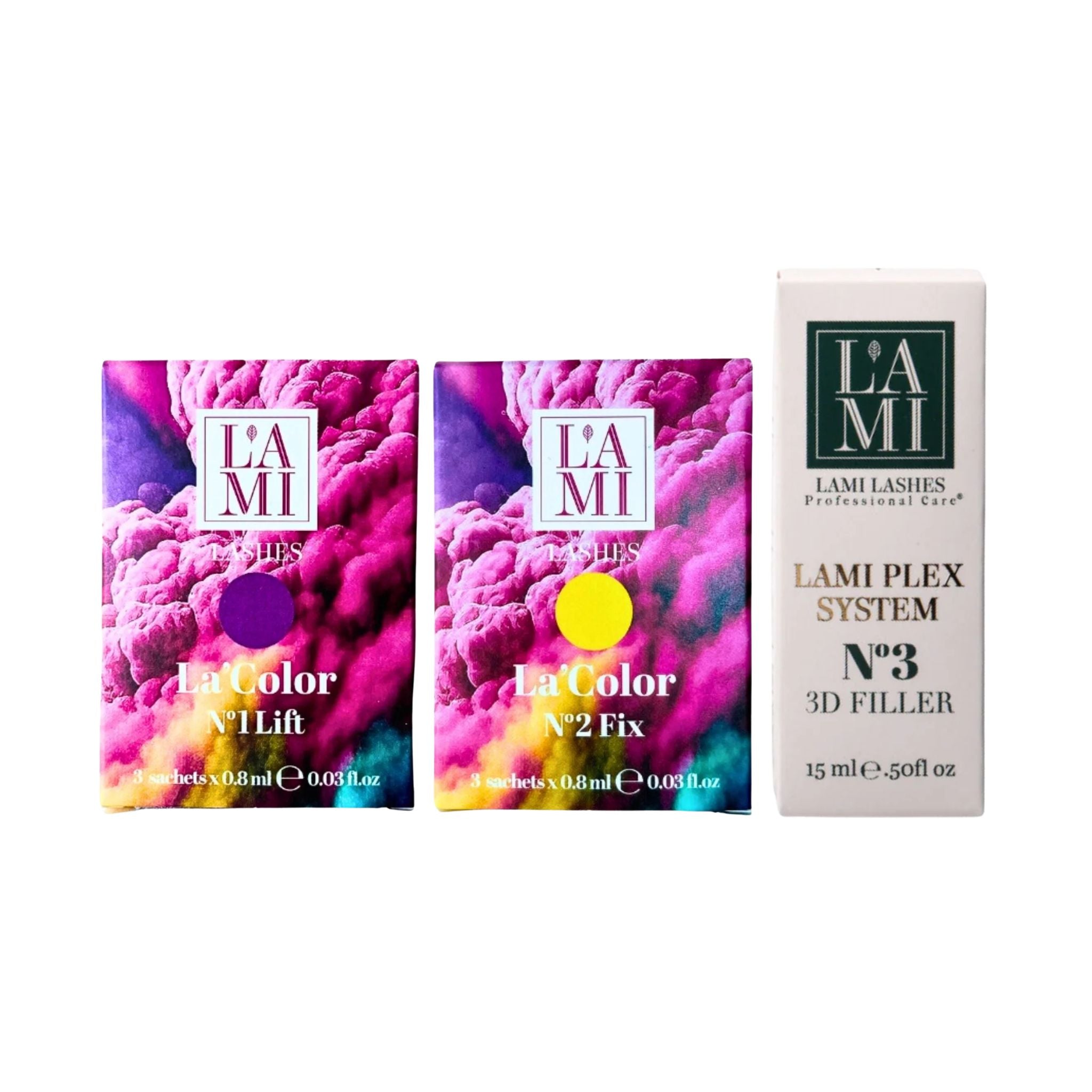 Lami La'Color Lash Lift & Brow Lamination System Kit - Sachets