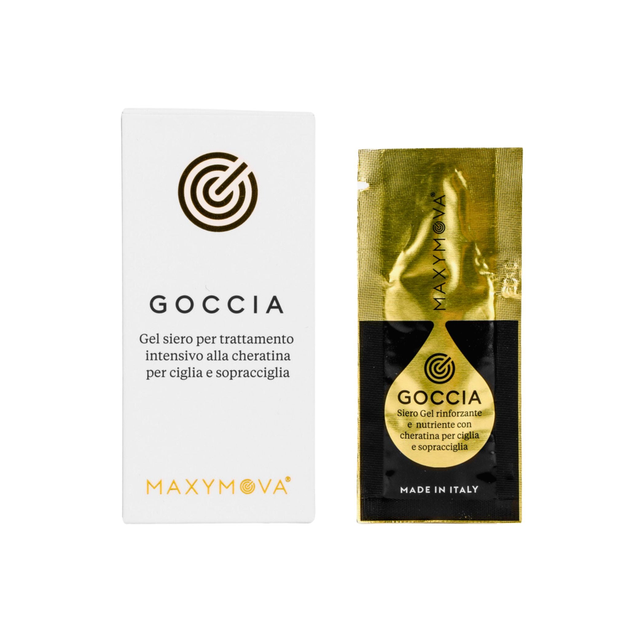 Maxymova Goccia D'Oro - Gold Eyelash and Brow Treatment Serum Sachets