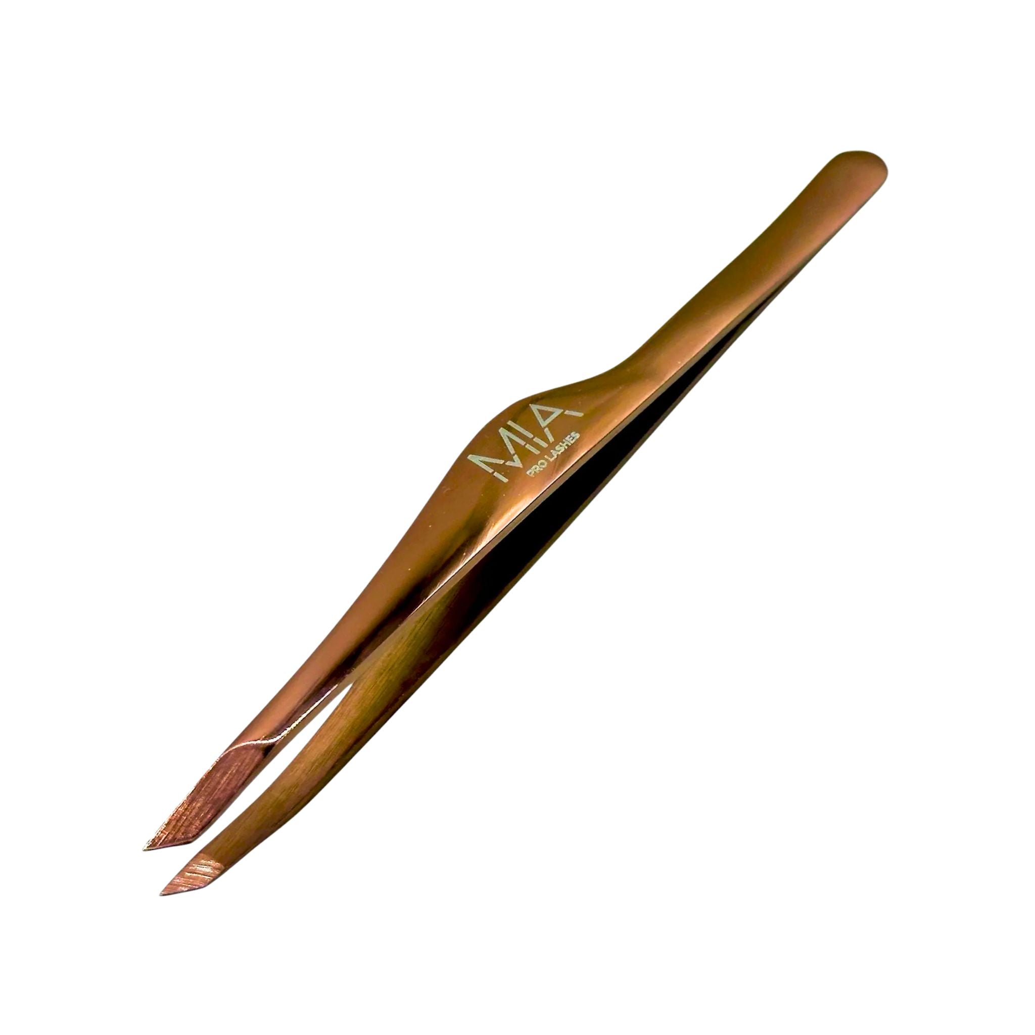 MIA PRO LASHES Professional Eyebrow Tweezers - Angled Tip