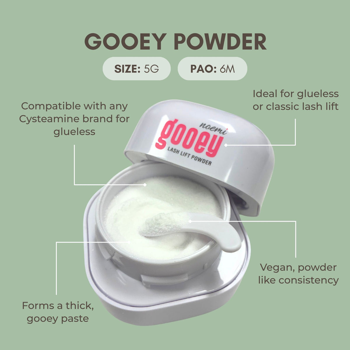 Noemi Gooey Lash Lift Powder