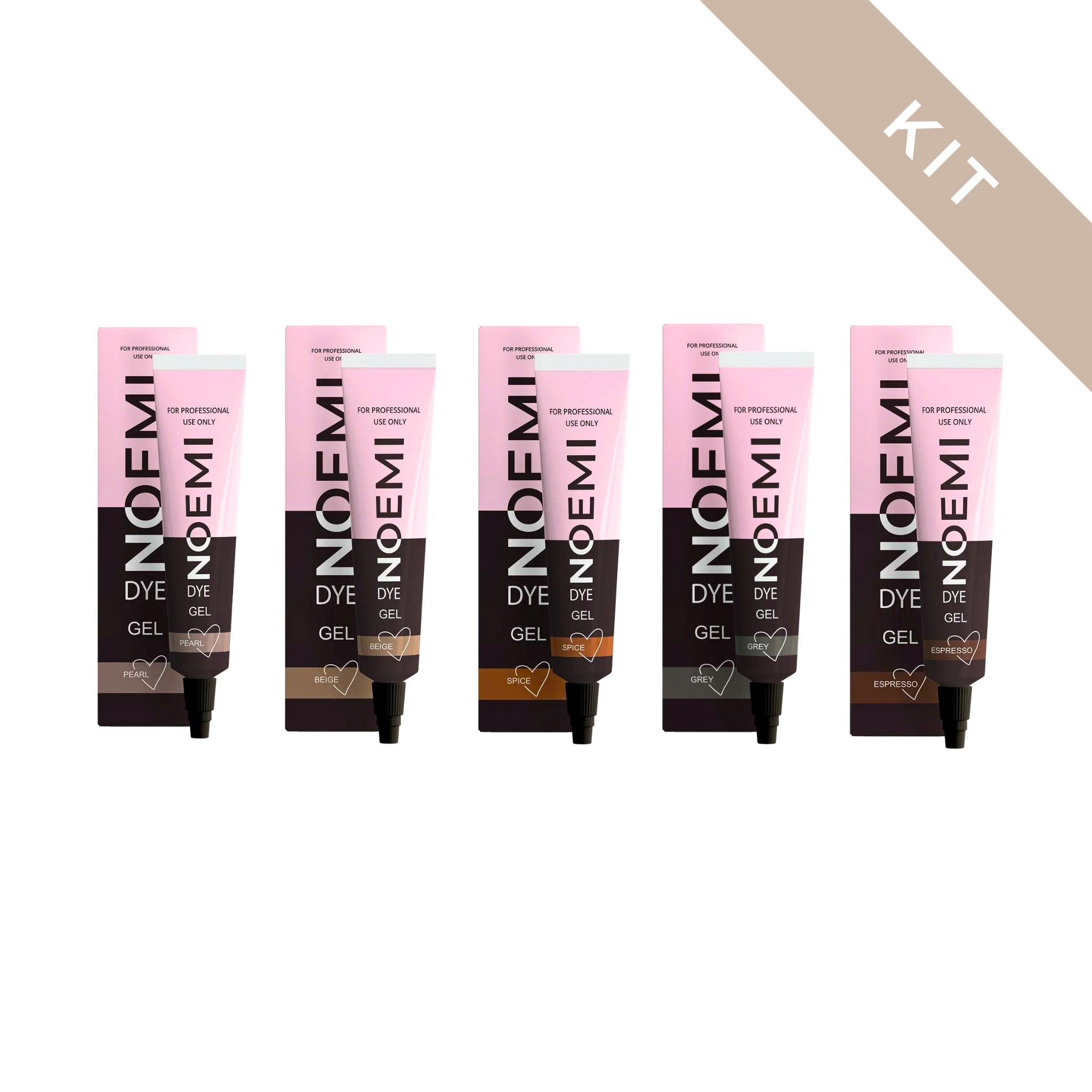 Noemi Eyebrow & Eyelash Hybrid Dye Gel Kit