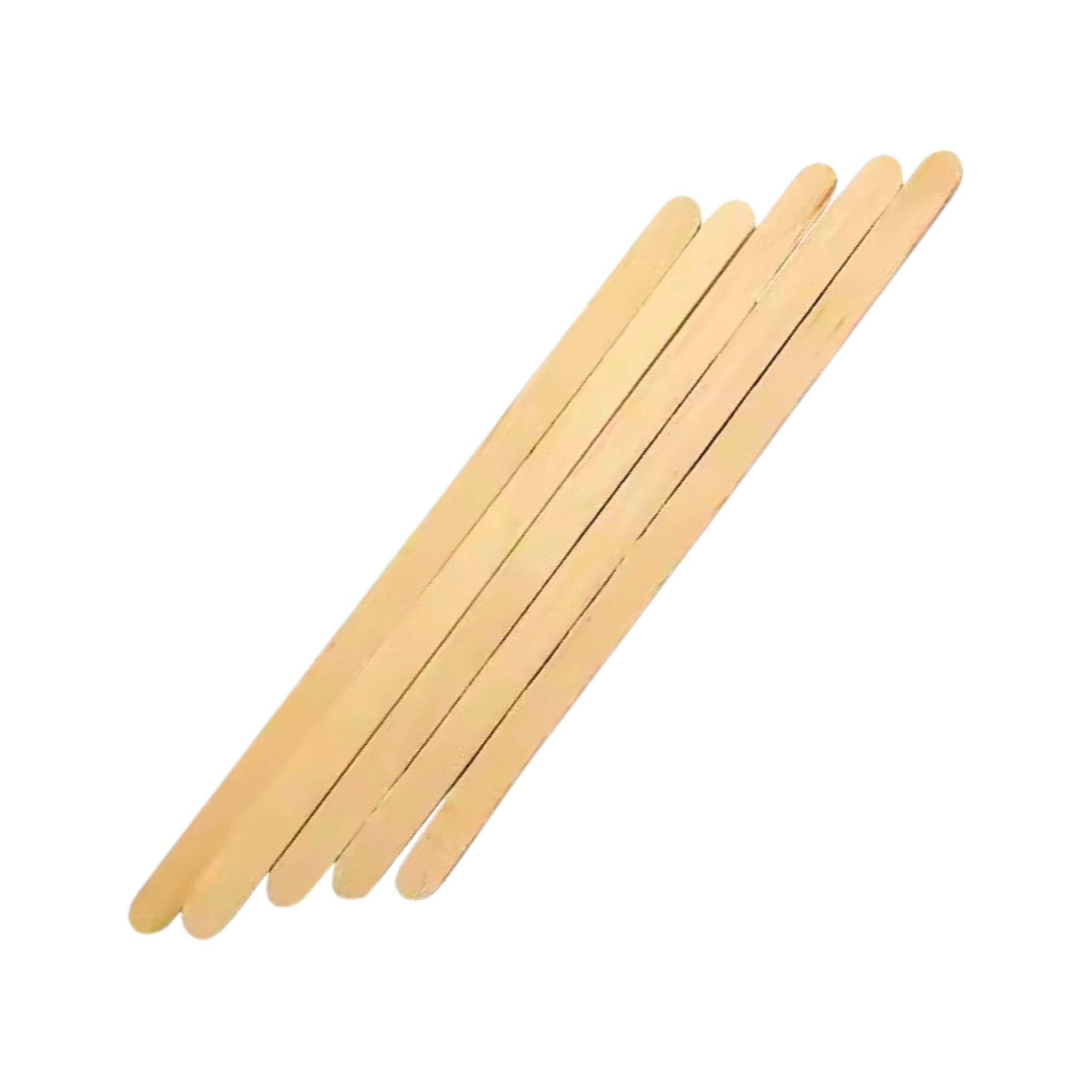 FLEX Beauty Wooden Waxing Popsicle Sticks - 50pc