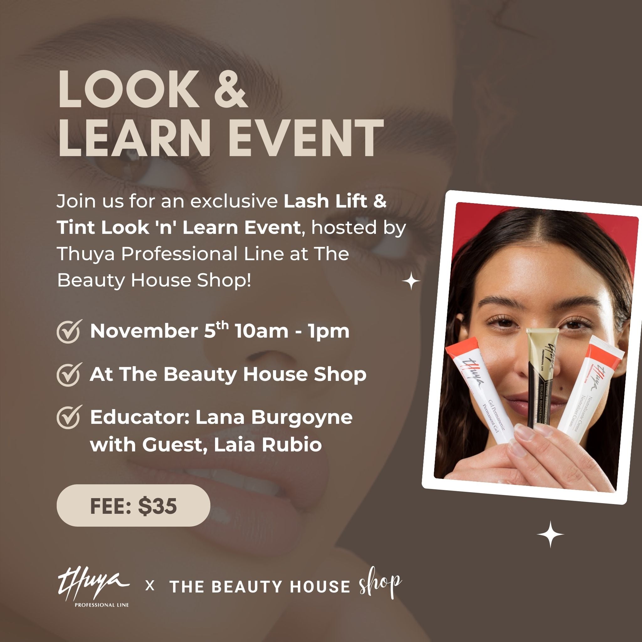 Thuya x The Beauty House Shop Look & Learn Event