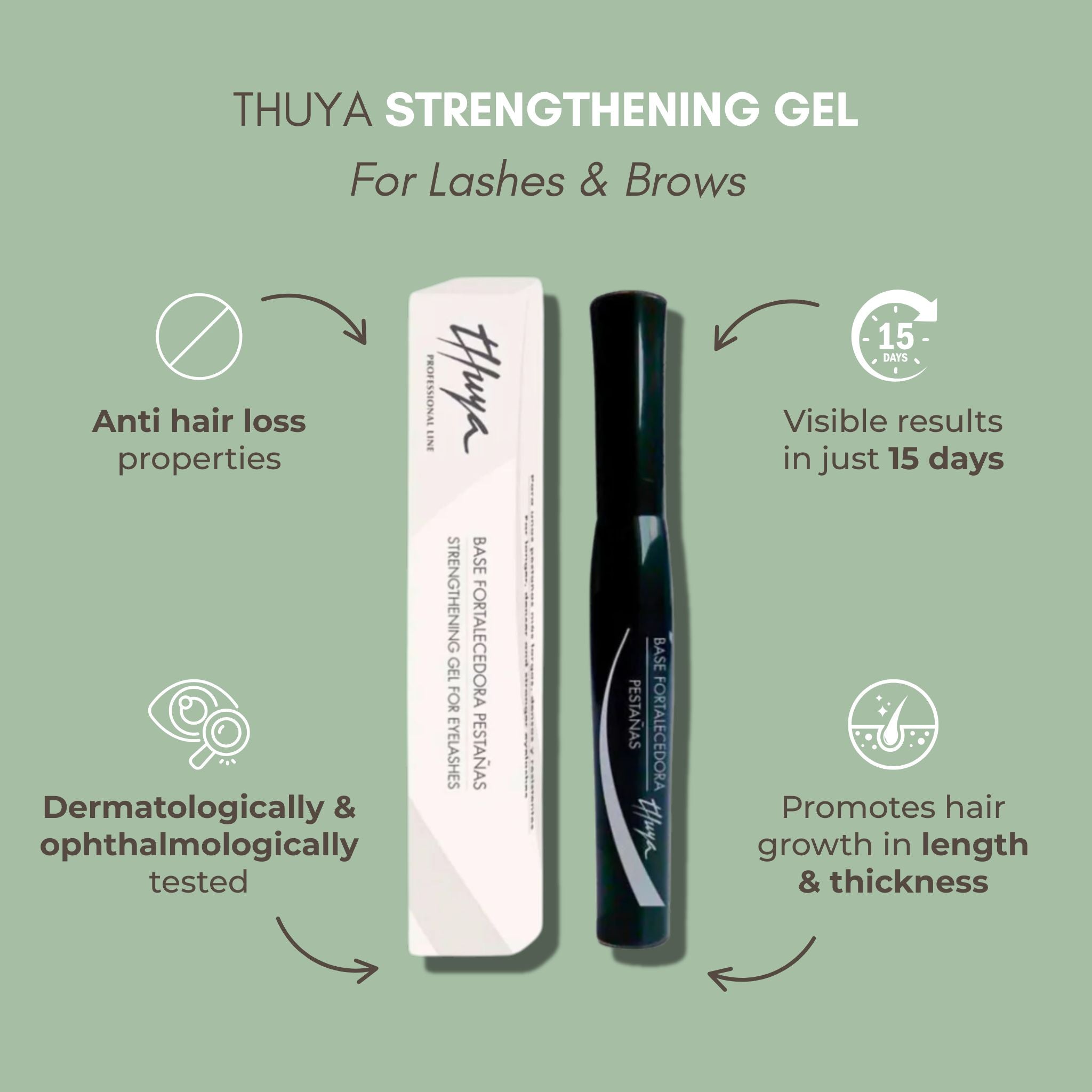 Thuya Strengthening Gel for Eyelashes