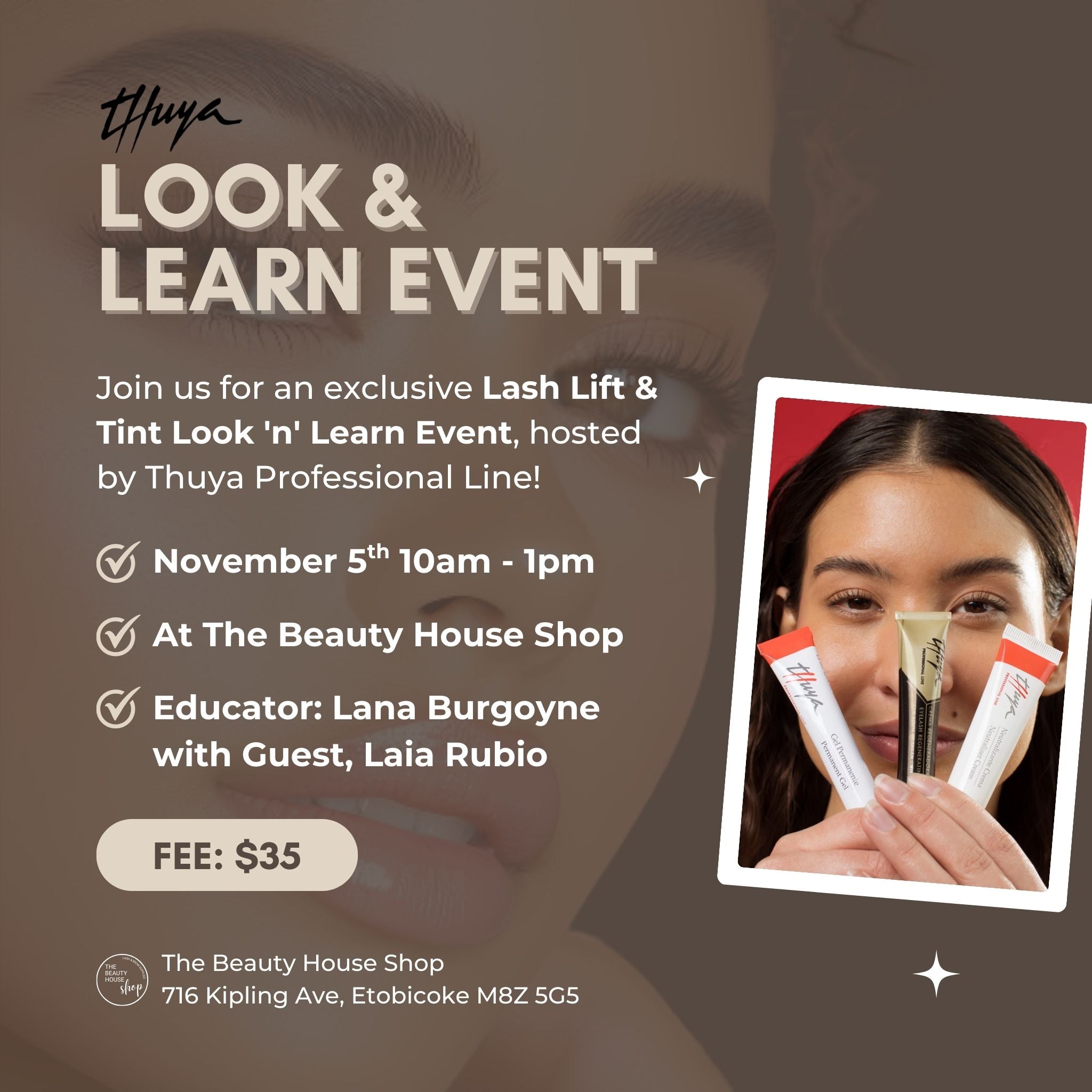 Thuya x The Beauty House Shop Look & Learn Event