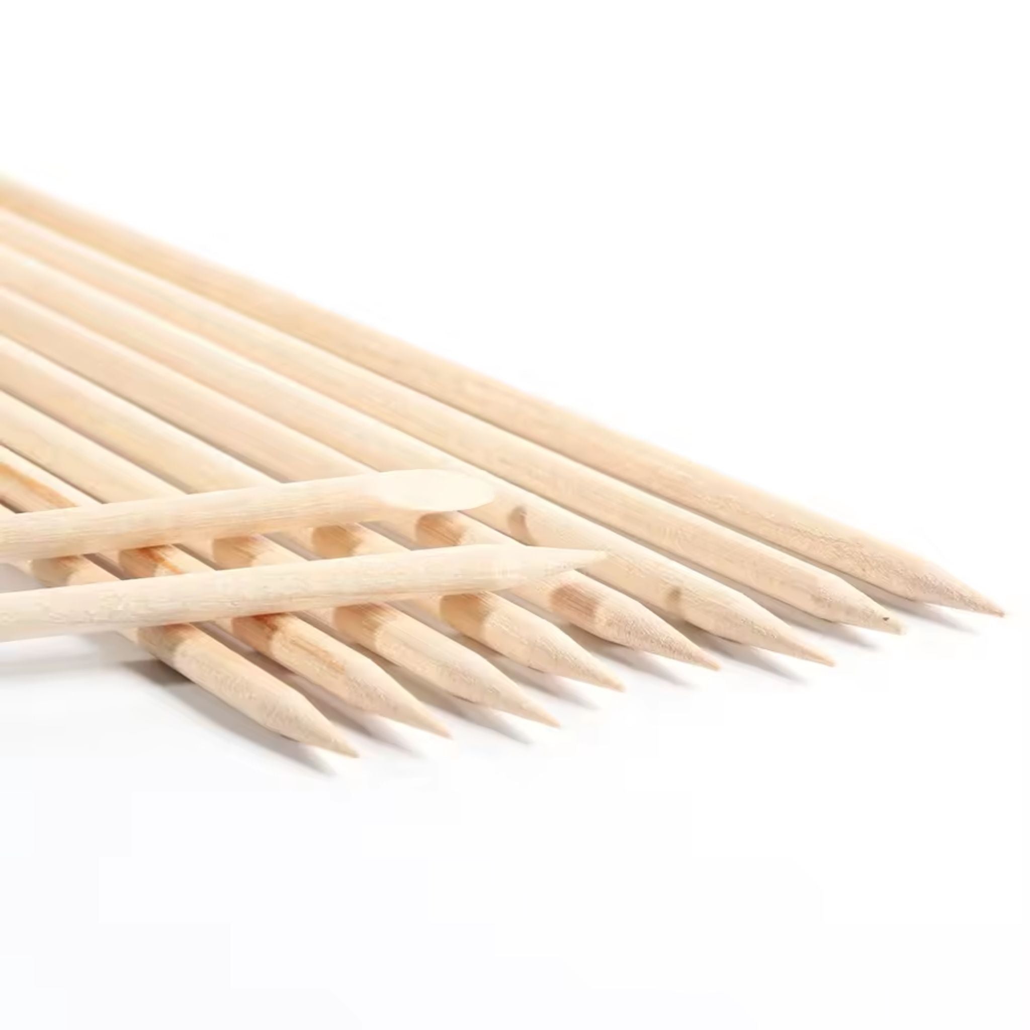 FLEX Beauty Wooden Sharp Waxing Sticks - 100pc