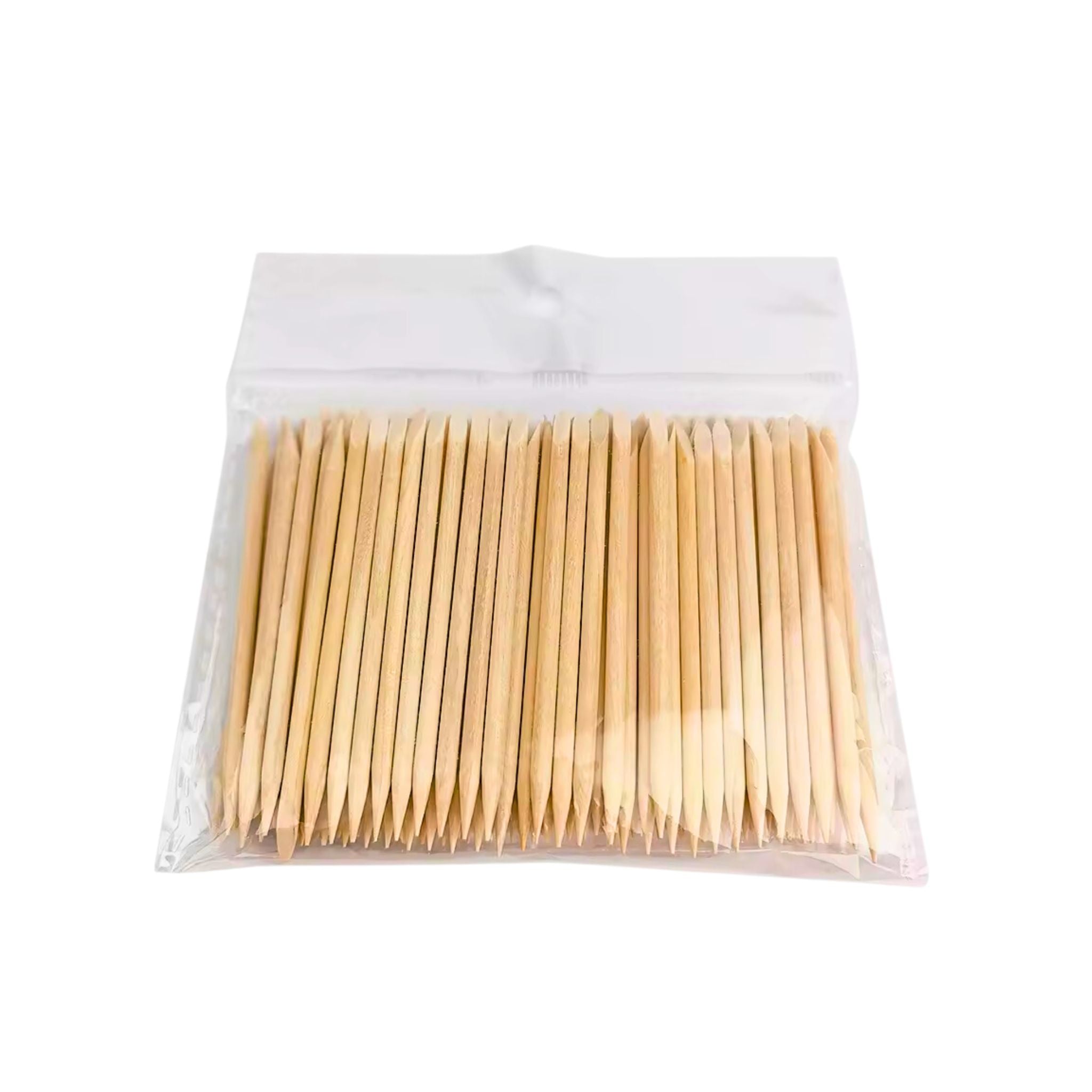 FLEX Beauty Wooden Sharp Waxing Sticks - 100pc