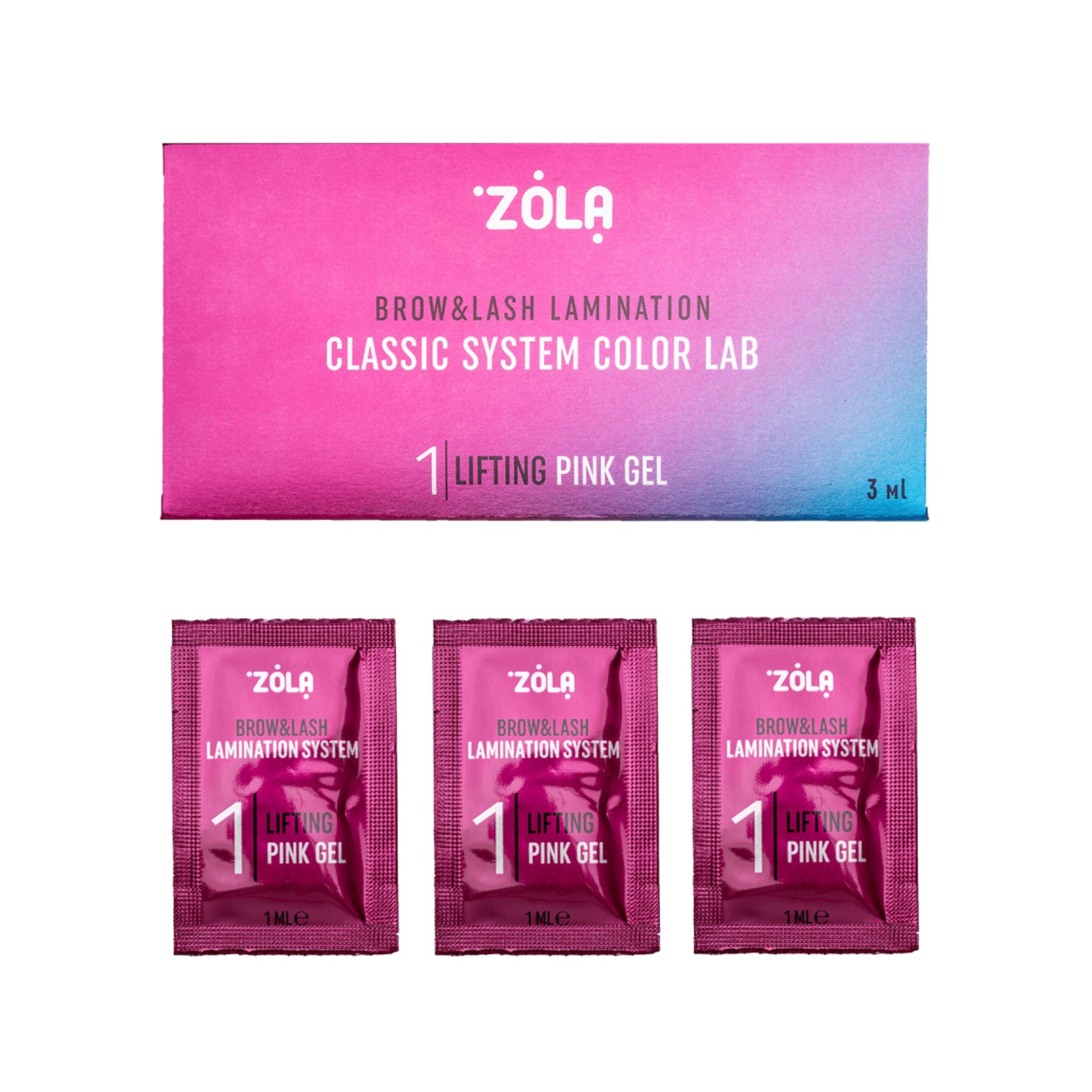 ZOLA Brow & Lash Lamination Colour Lab System - Sachets