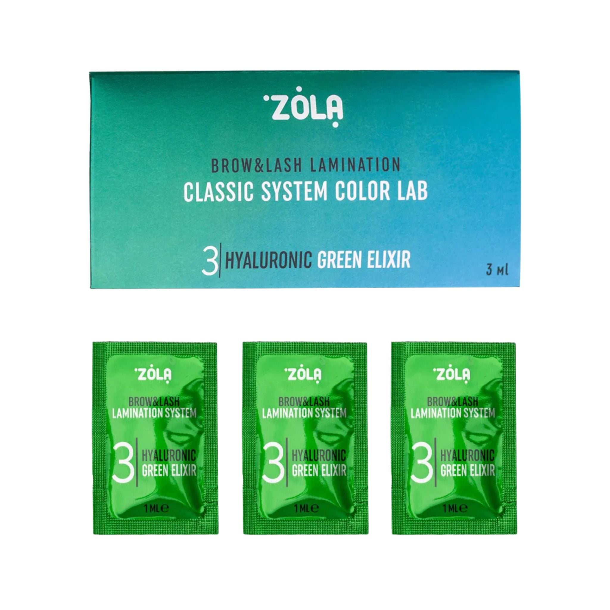 ZOLA Brow & Lash Lamination Colour Lab System - Sachets